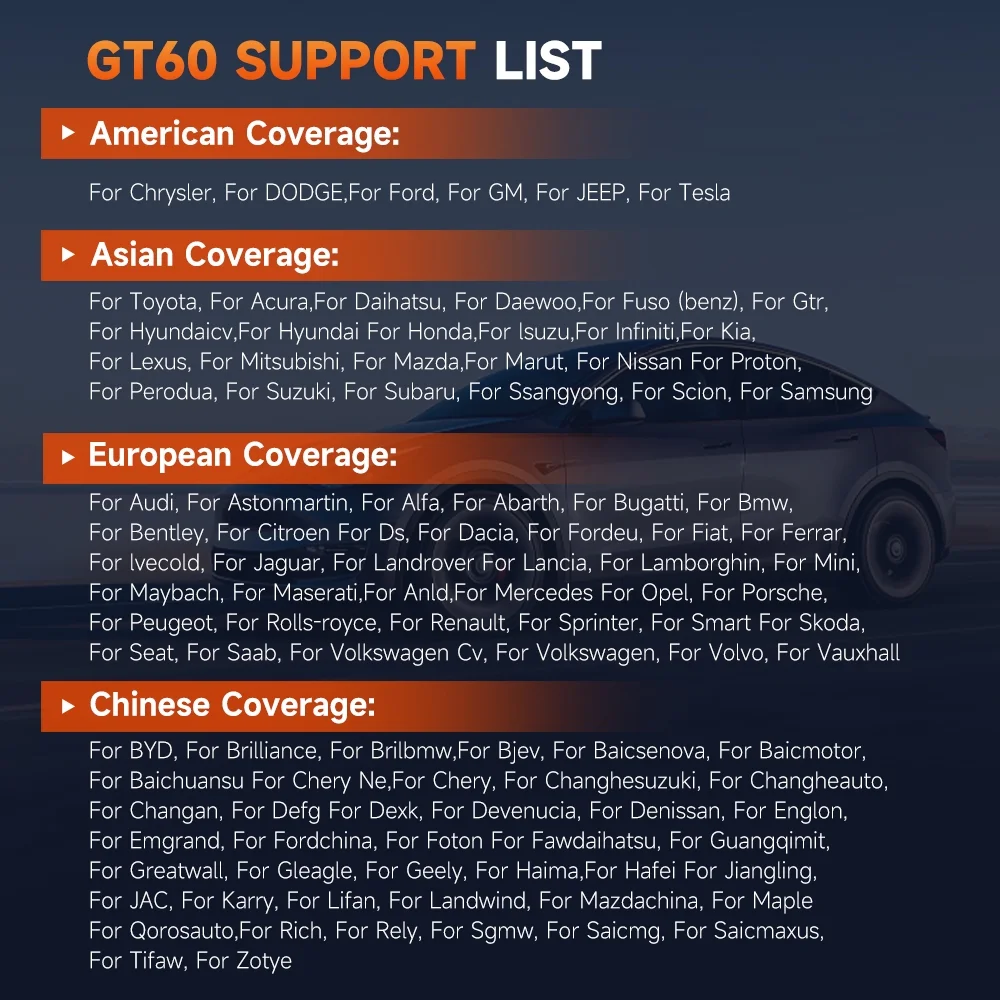 Foxwell GT60 BT Bluetooth OBD2 Scanner All System Automotive Diagnostic Scan Tool 24 Maintenance Functions ABS Bleeding Car Code Reader Auto Vin EOBD OBD Scanner Android Scan Tablet 2 Year Free Update