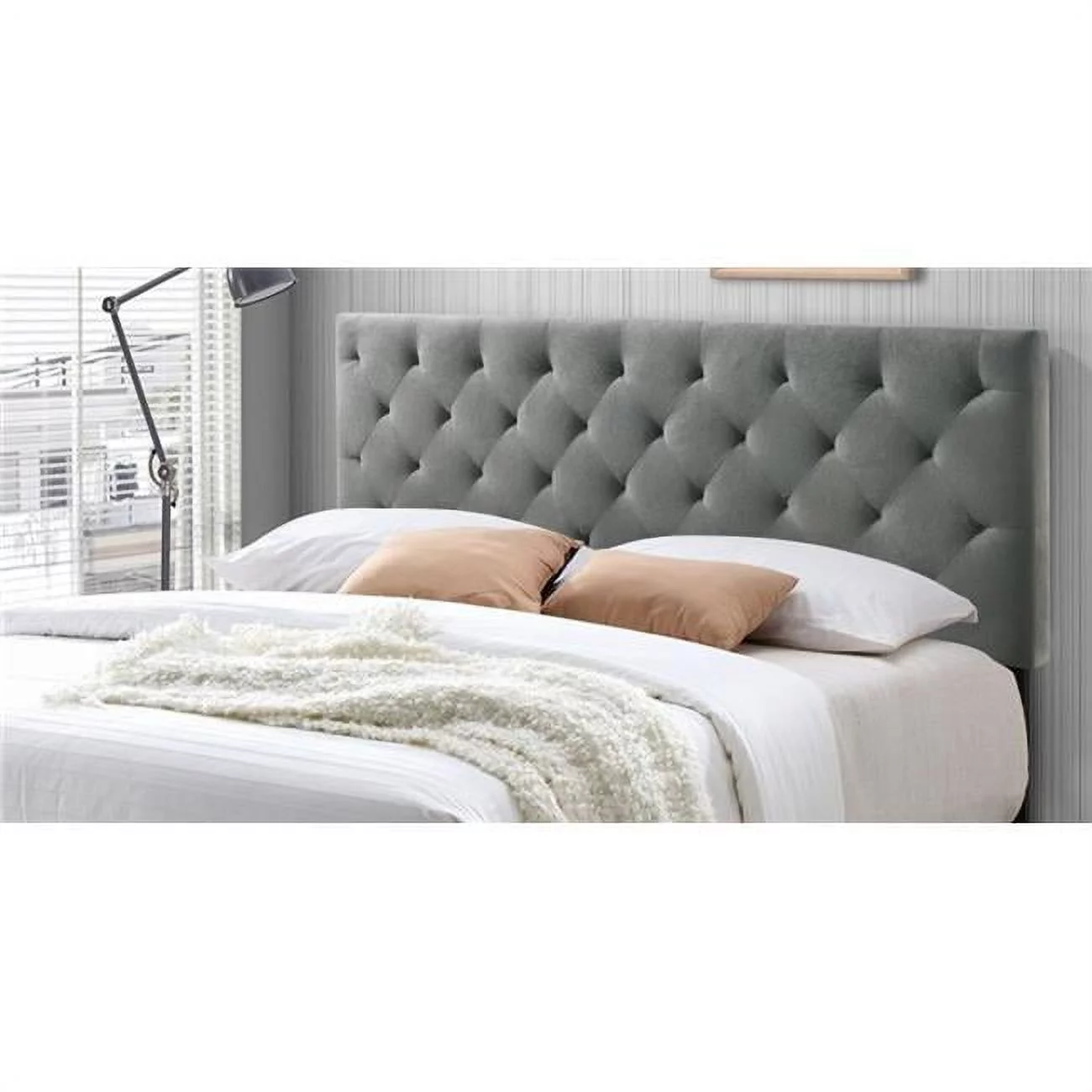 Auburndale Full Size Headboard - Grey