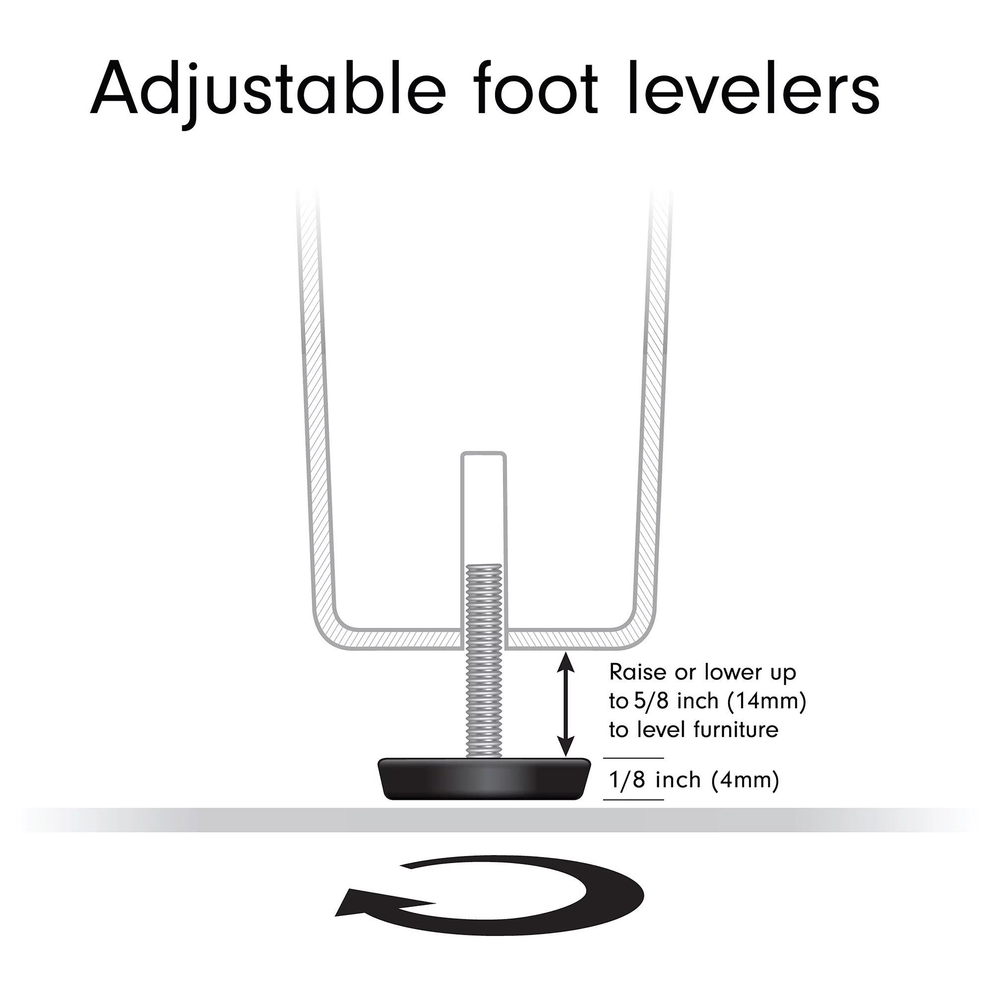 Evelyn&Zoe Colton Rectangular TV Stand for TV's up to 55