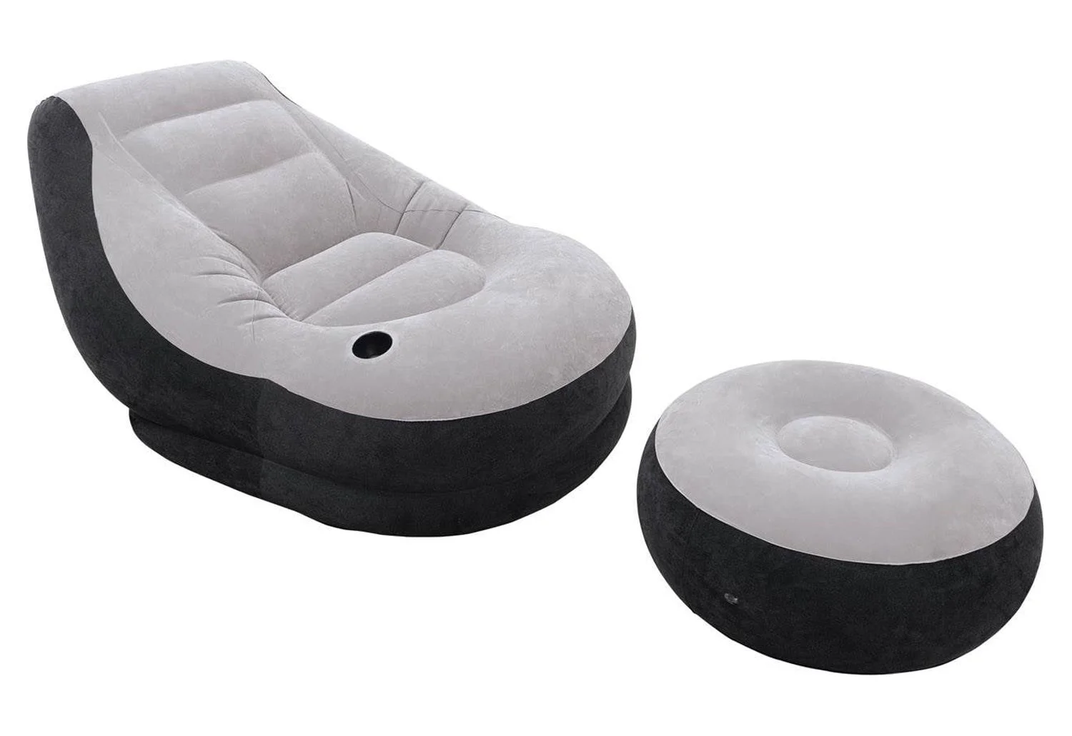 Intex Inflatable Corner Sectional Sofa & Ultra Lounge Chair and Ottoman Set