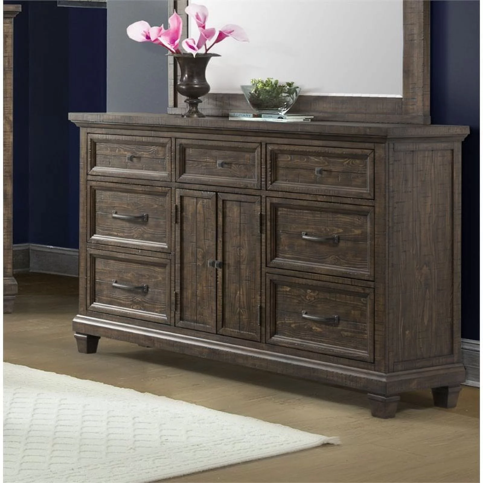 Picket House Furnishings Missandrei Dresser in Walnut