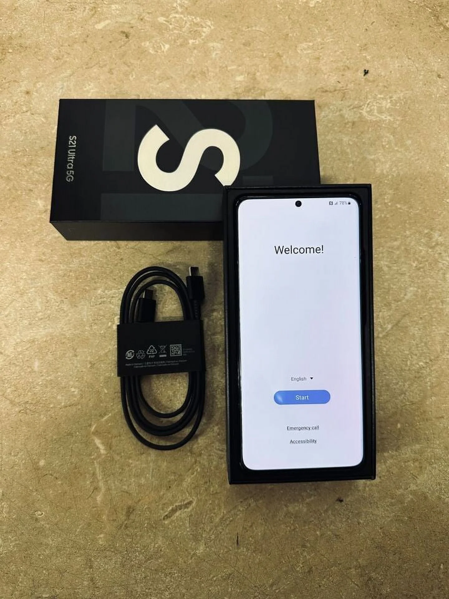 Samsung Galaxy S21 Ultra 5G G998U 128GB Factory Unlocked -EXCELLENT-