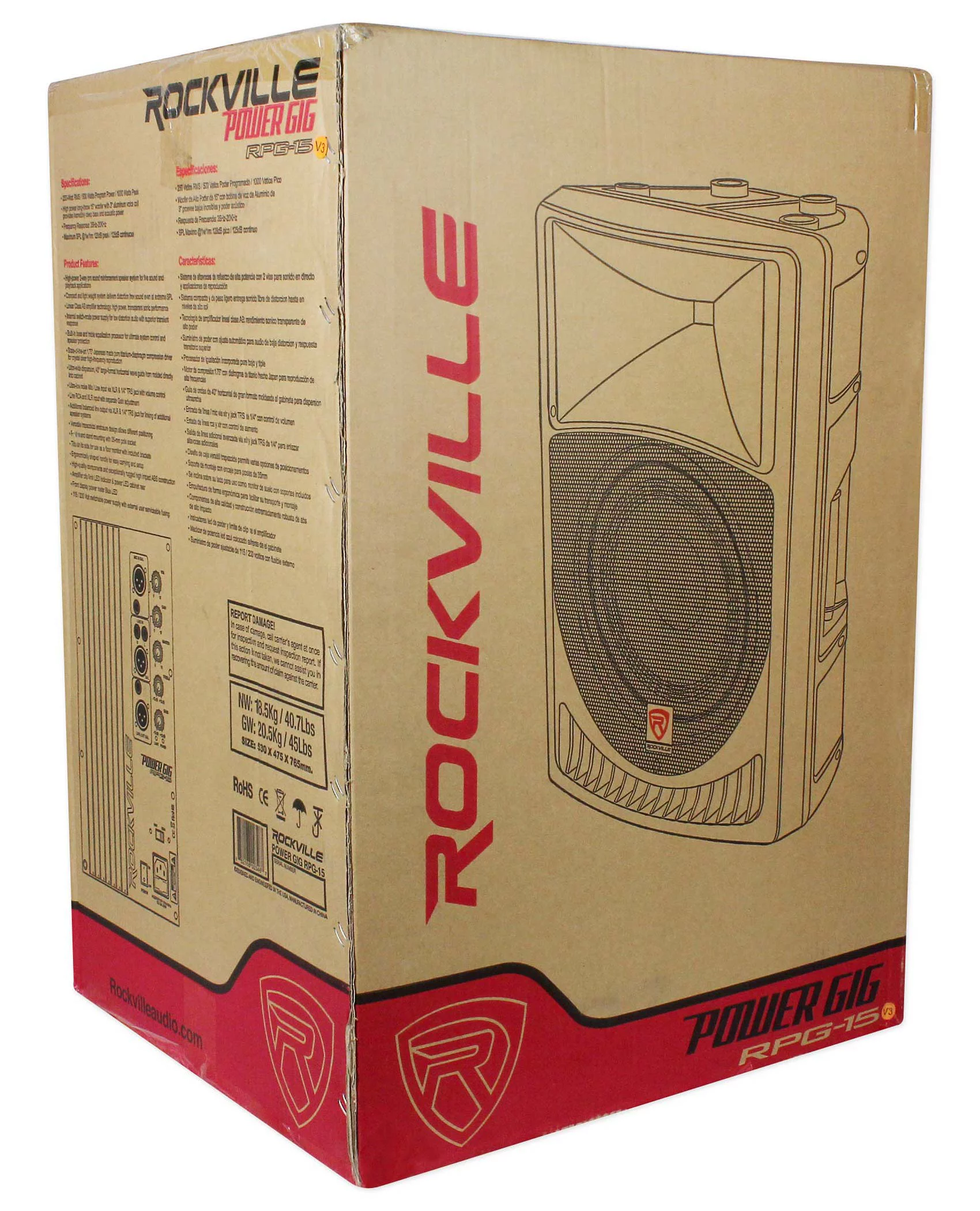 (2) Rockville RPG15 15