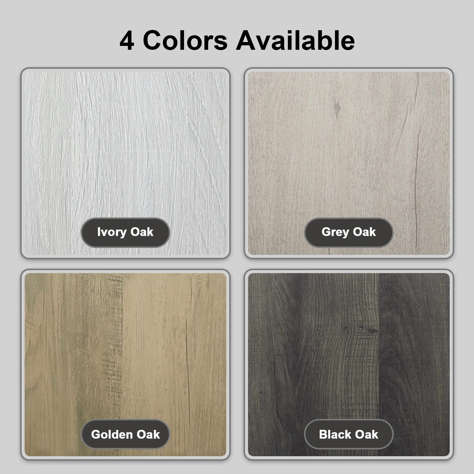 OAKHAM Set of 2 Nightstands with Charging Station and 2 Drawers - Farmhouse Bedside Tables, End Tables for Bedroom, Living Room, Sunwashed Ash Oak