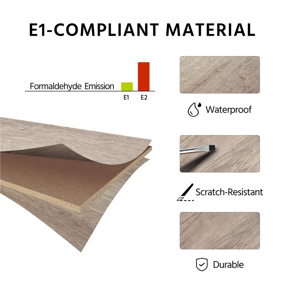 SmileMart Modern Industrial TV Stand for TVs up to 65 Inch with Storage, Gray