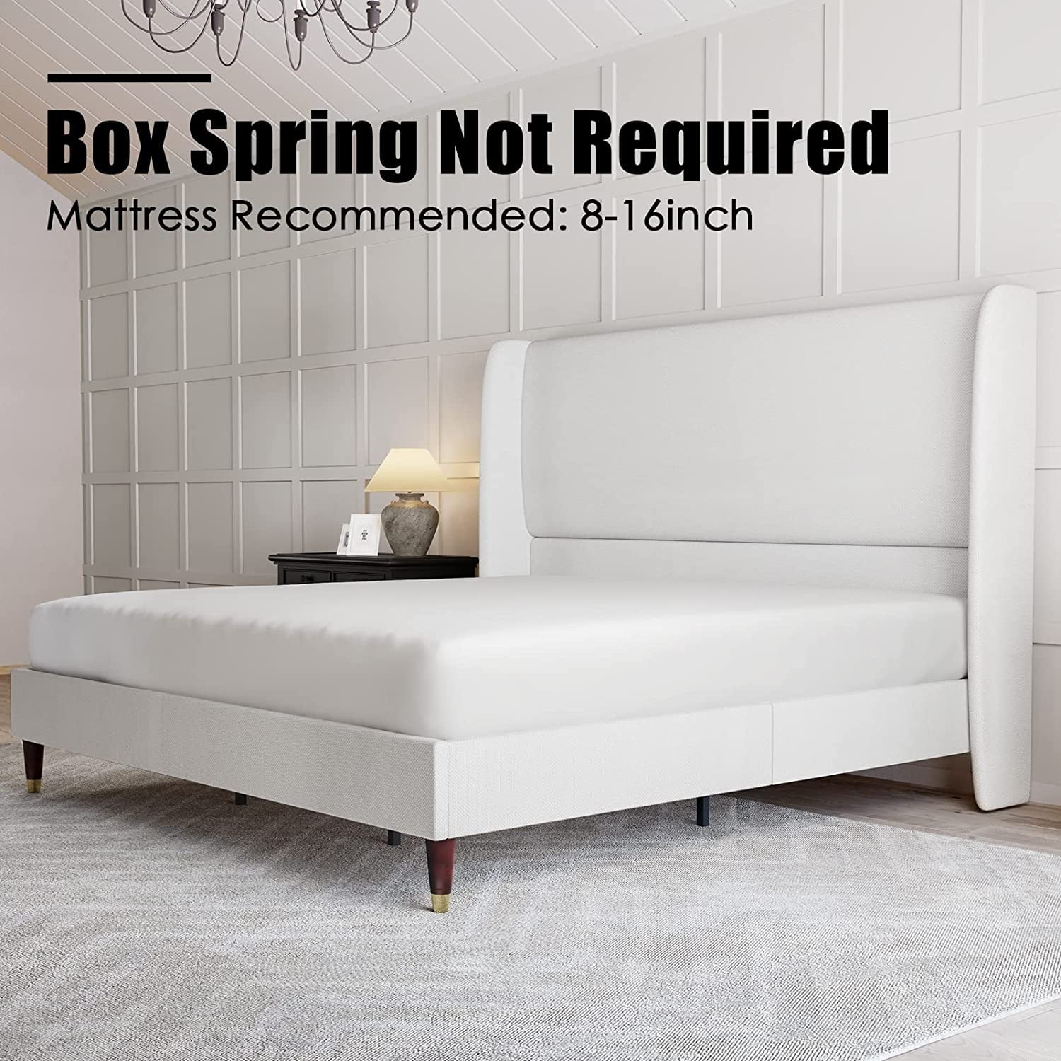 PaPaJet King Platform Bed Frame 51.2