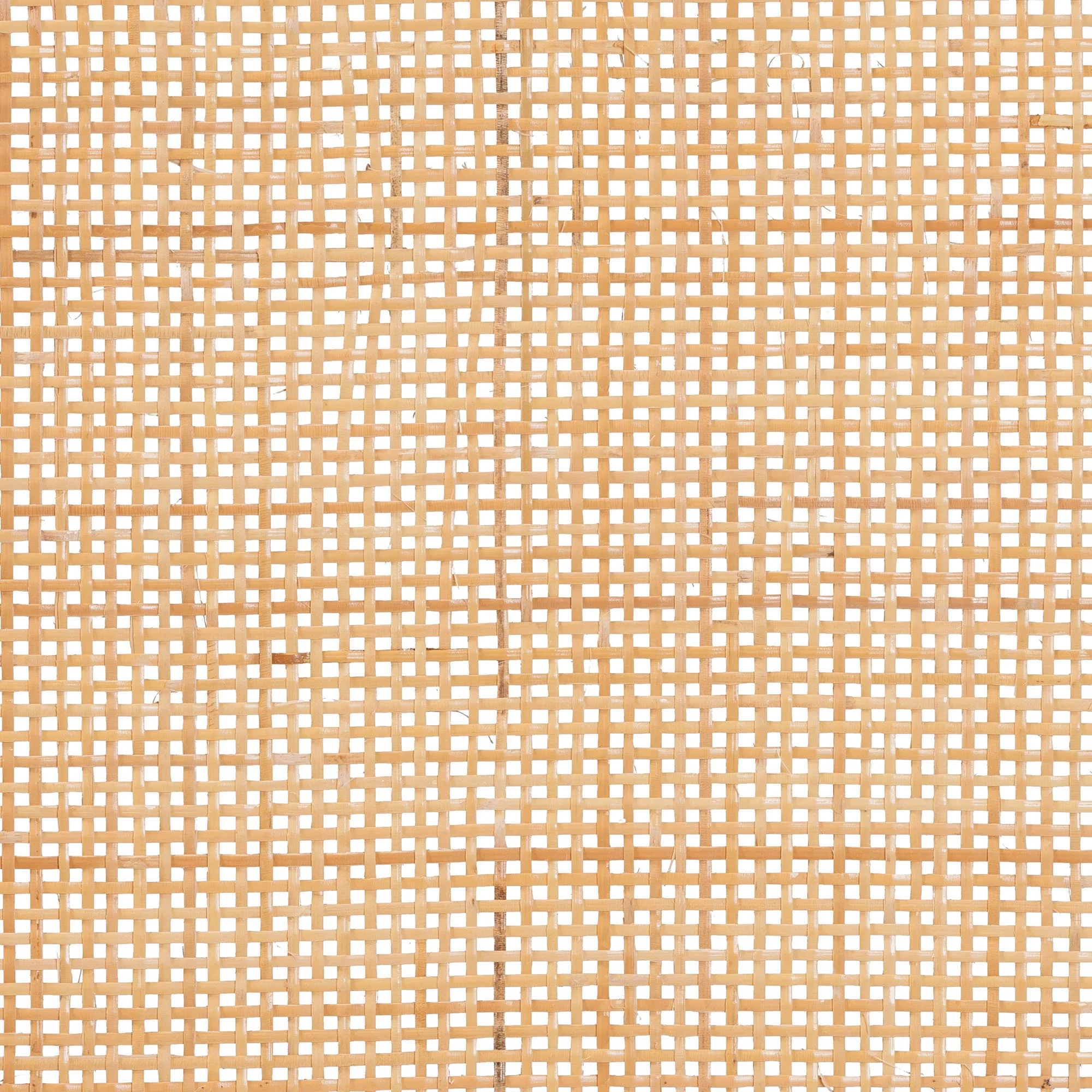 Baxton Studio Oline Modern Bohemian Light Brown Finished Wood and Natural Rattan Queen Size Headboard