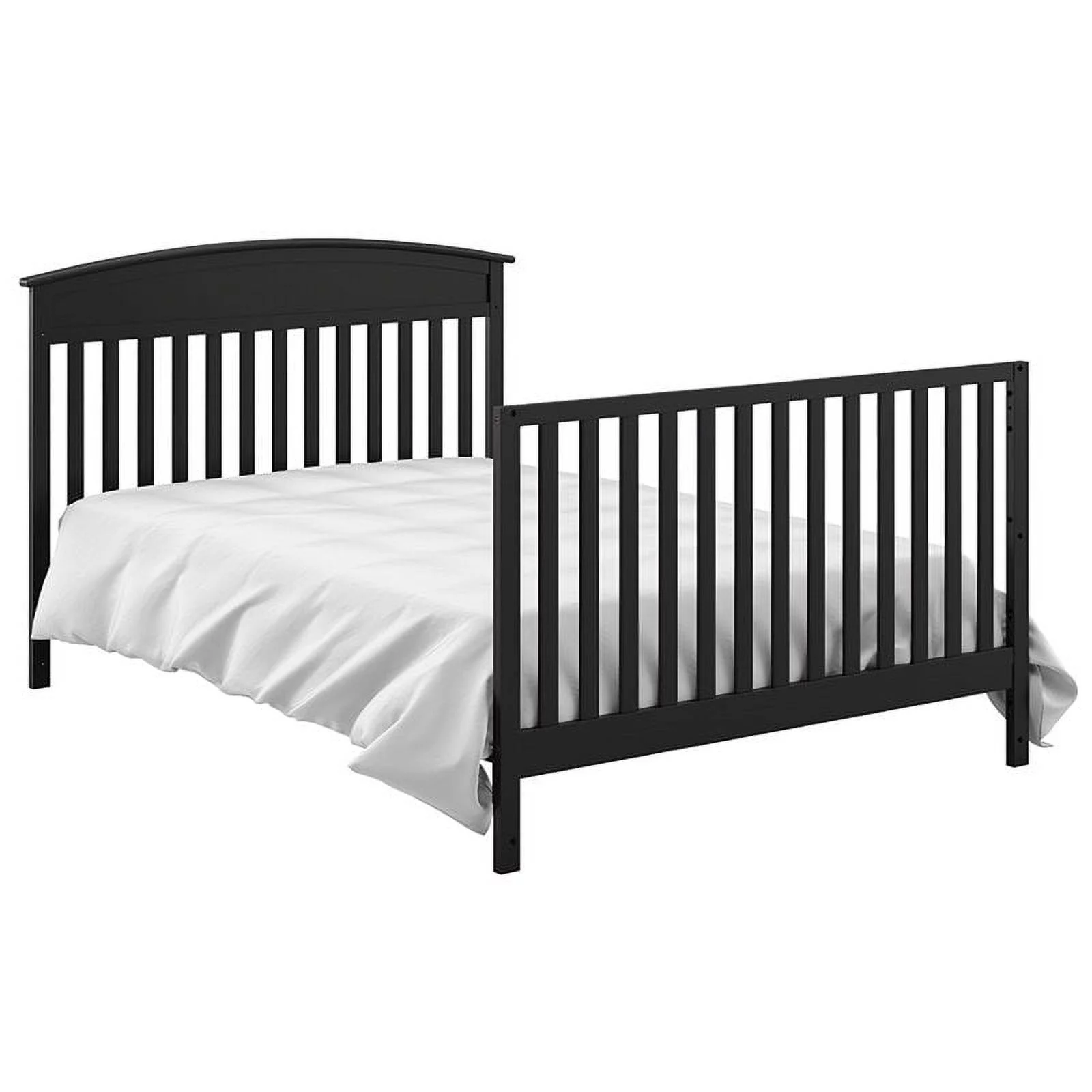Graco Benton 4-in-1 Convertible Baby Crib and Changer, Black