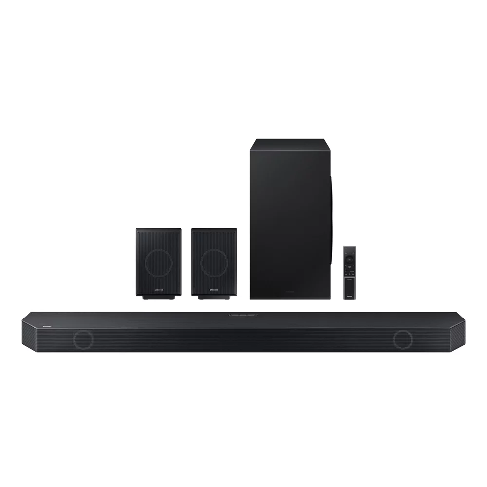 Samsung UN85CU7000FXZA 85 inch Crystal UHD 4K Smart TV 2023 Bundle with Samsung 11.1.4 ch. Wireless Dolby ATMOS Soundbar and Rear Speakers
