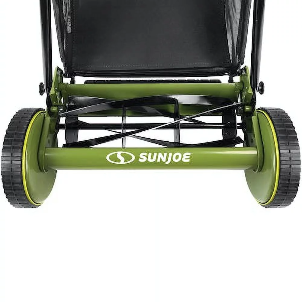 Sun Joe 16-inch Manual Reel Mower W/ Grass Catcher, 4-Position