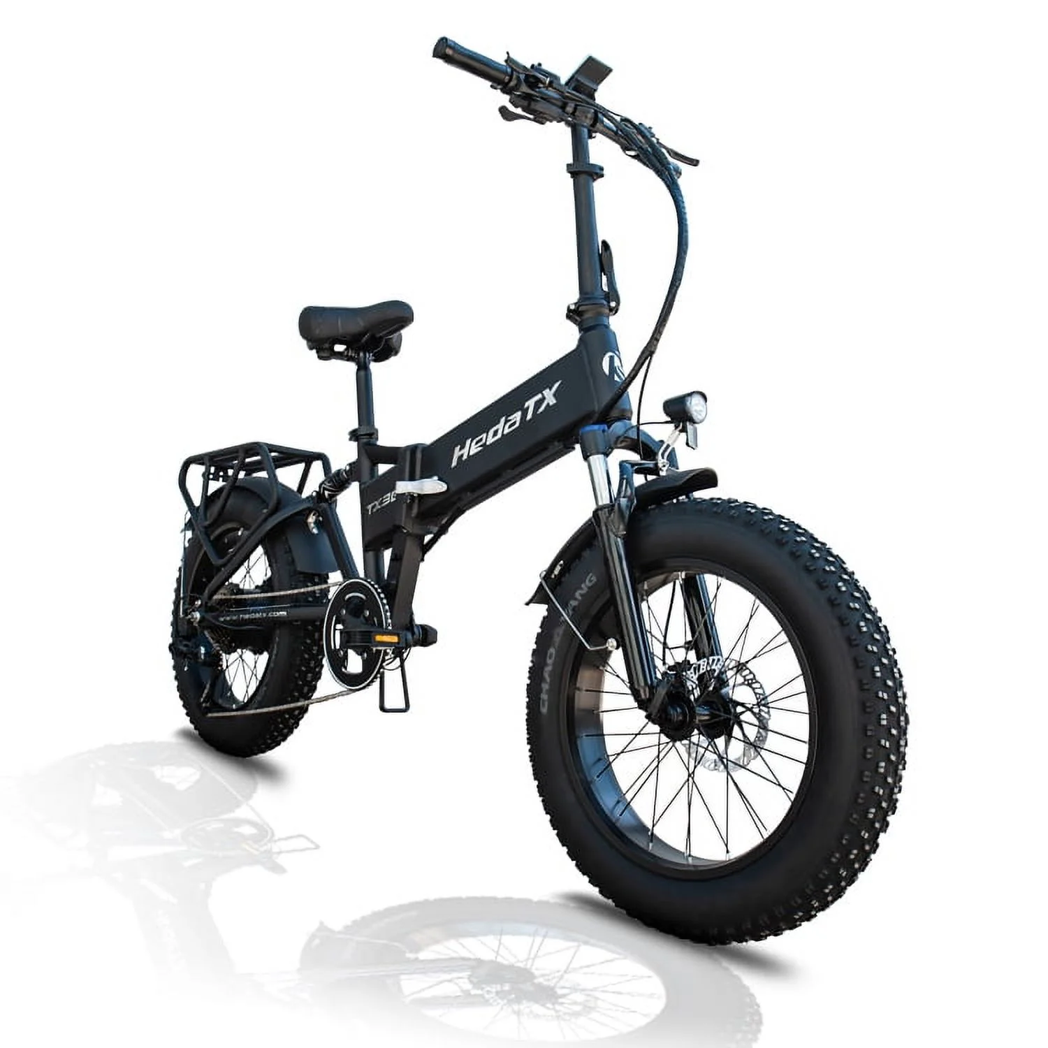 Heda 750W Folding Electric Bike, 20'' Electric Commuter Bike, Aluminum Alloy Electric Bicycle, Ebike Built-in 48V 13Ah Removable Lithium-Ion Battery, Electric Bikes for Adults