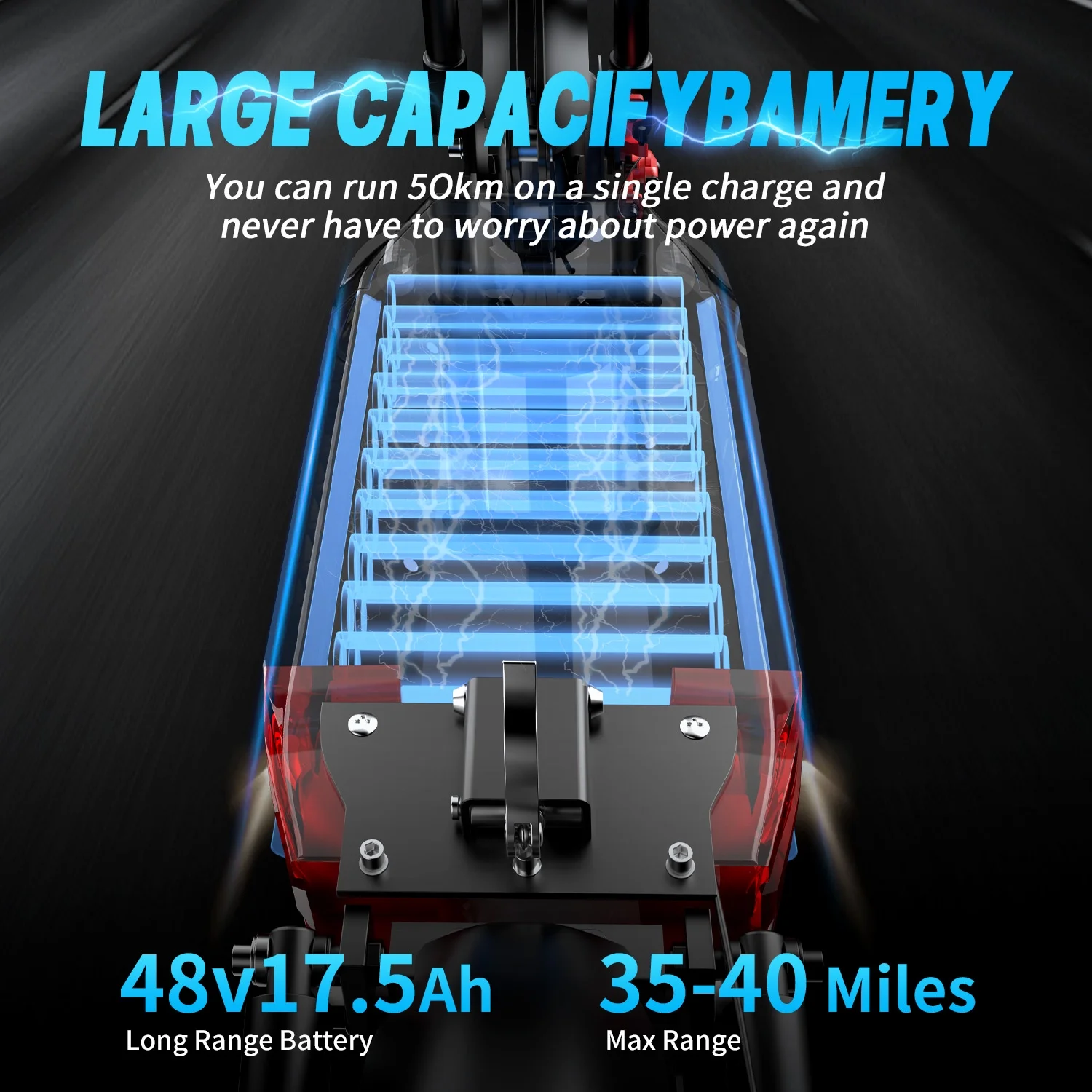 ASKGO Electric Scooter Adults, 2400W Dual Motor Heavy Duty Electric Scooter, 35MPH 45Miles Range Electric Scooter with Seat, 11