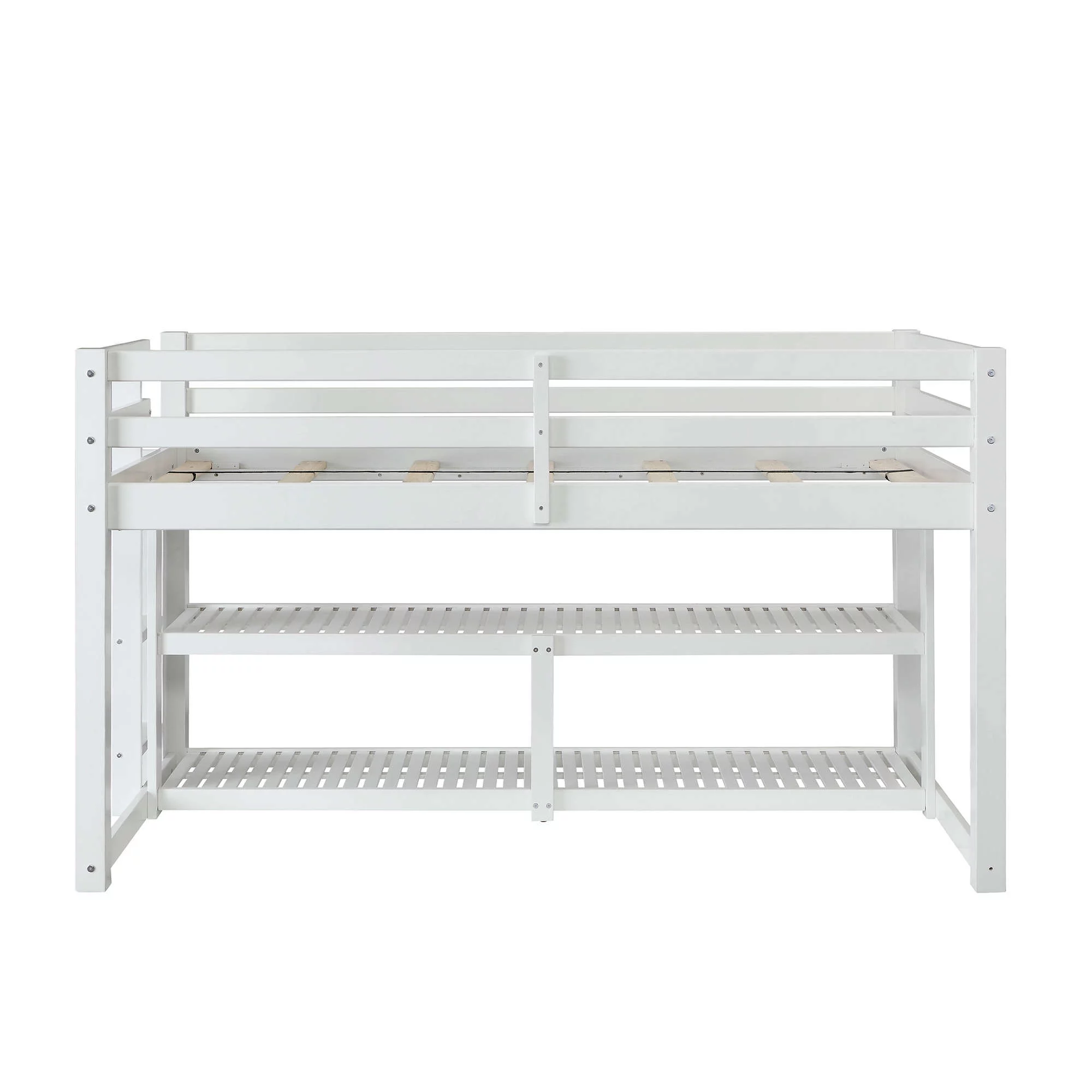 Better Homes and Gardens Greer Twin Loft Storage Bed, White