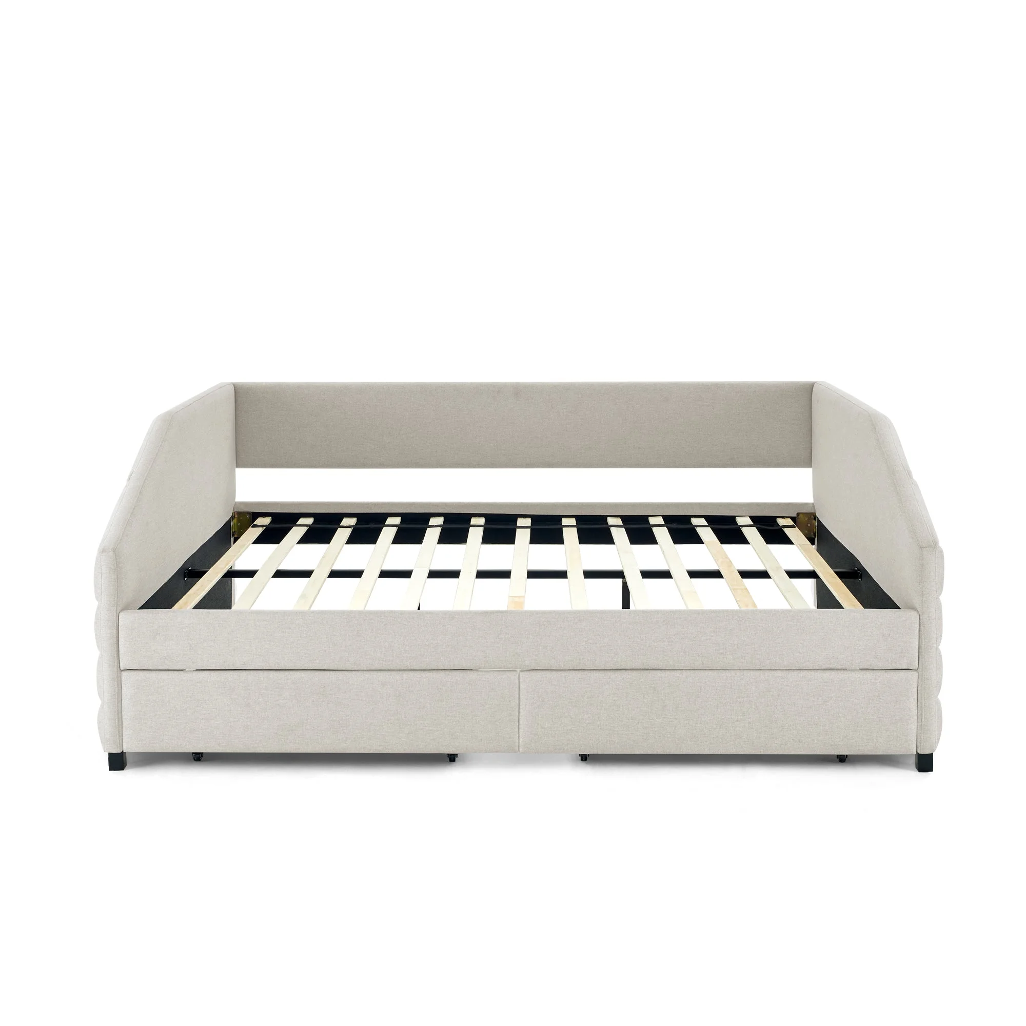 Goci Queen size Daybed with Drawers - Beige
