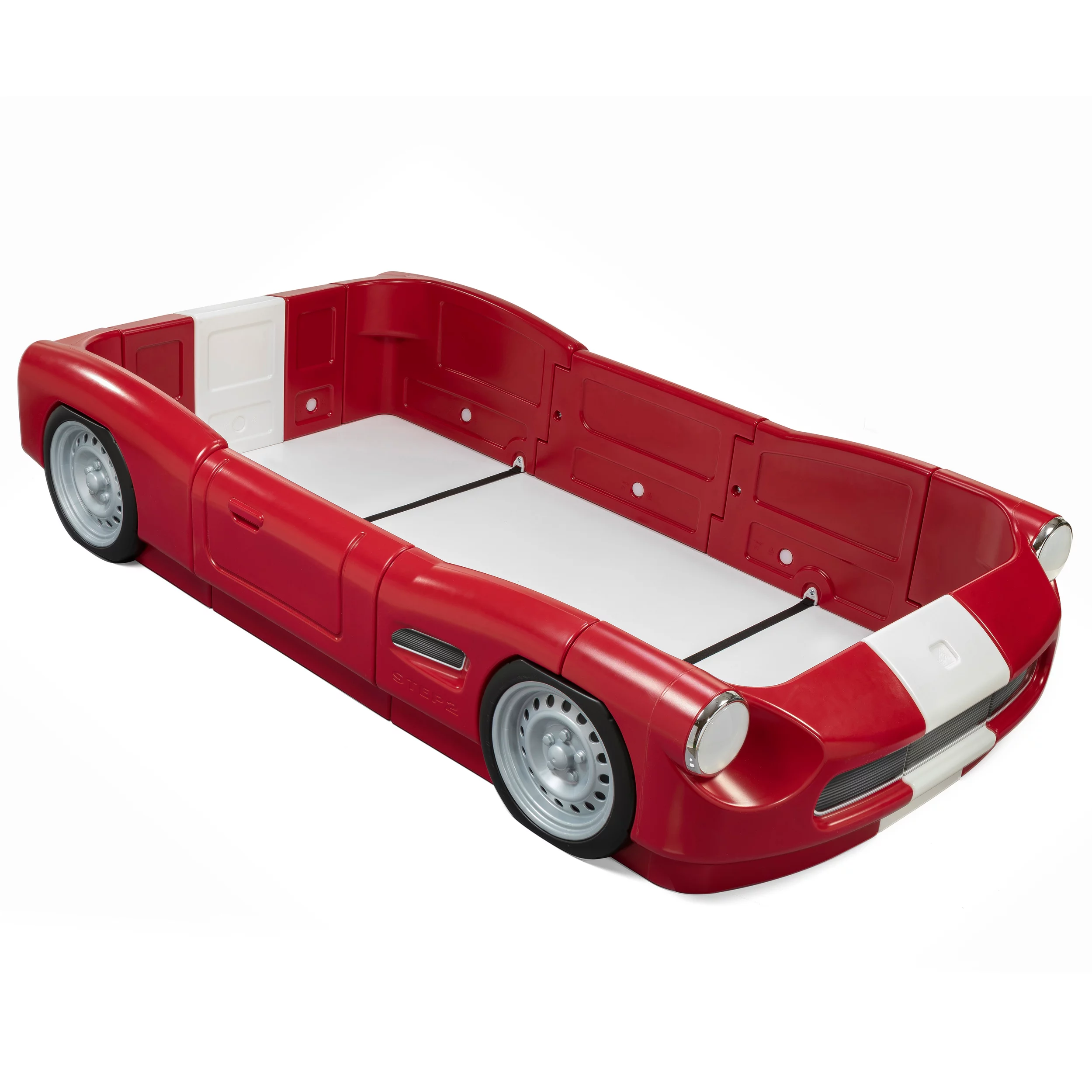 Step2 Roadster Toddler-To-Twin Bed, Red