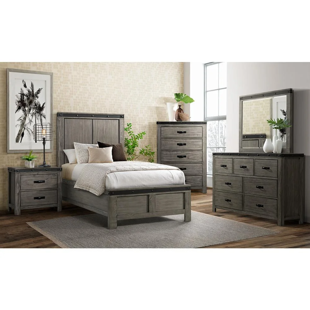 Montauk Twin Panel 4PC Bedroom Set