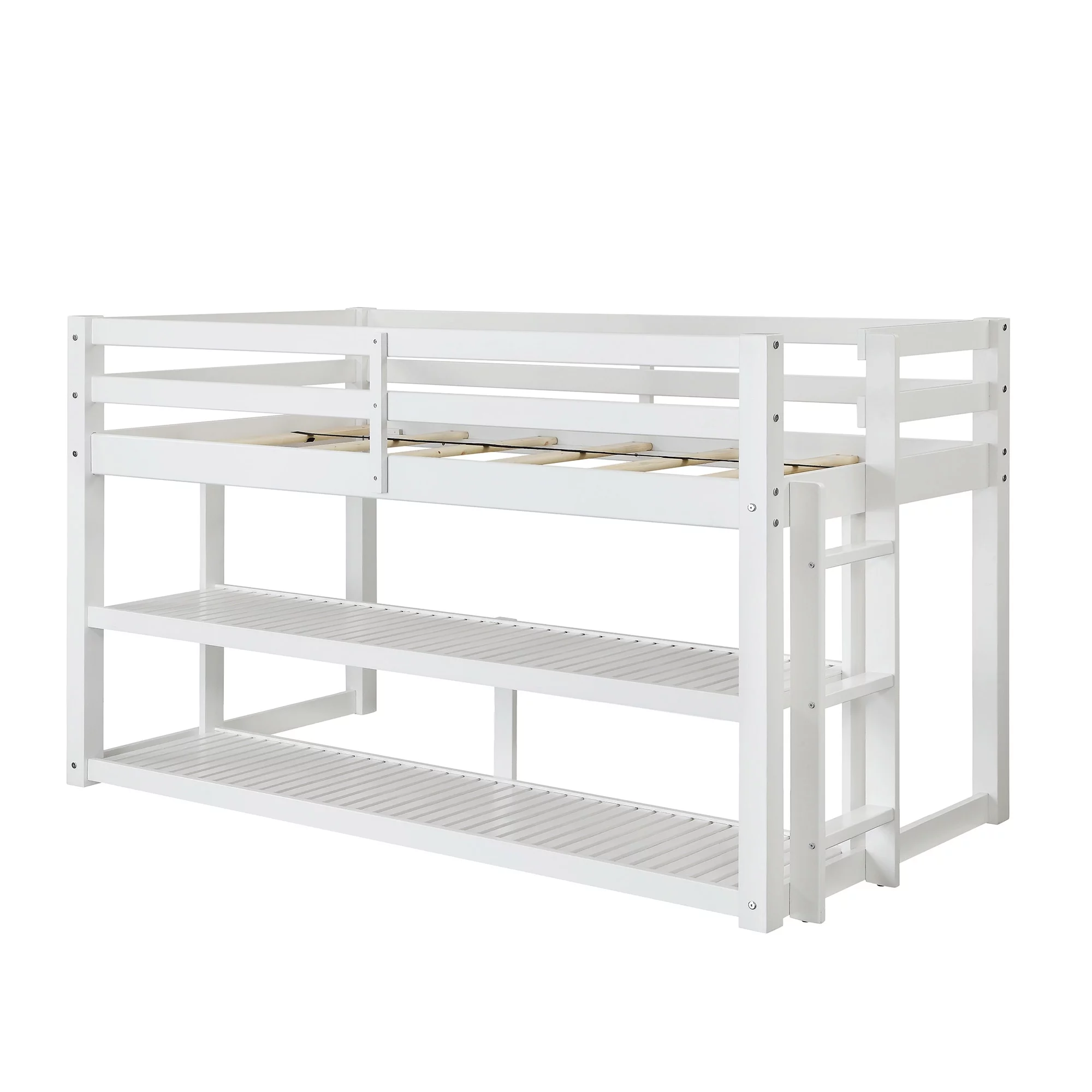 Better Homes and Gardens Greer Twin Loft Storage Bed, White