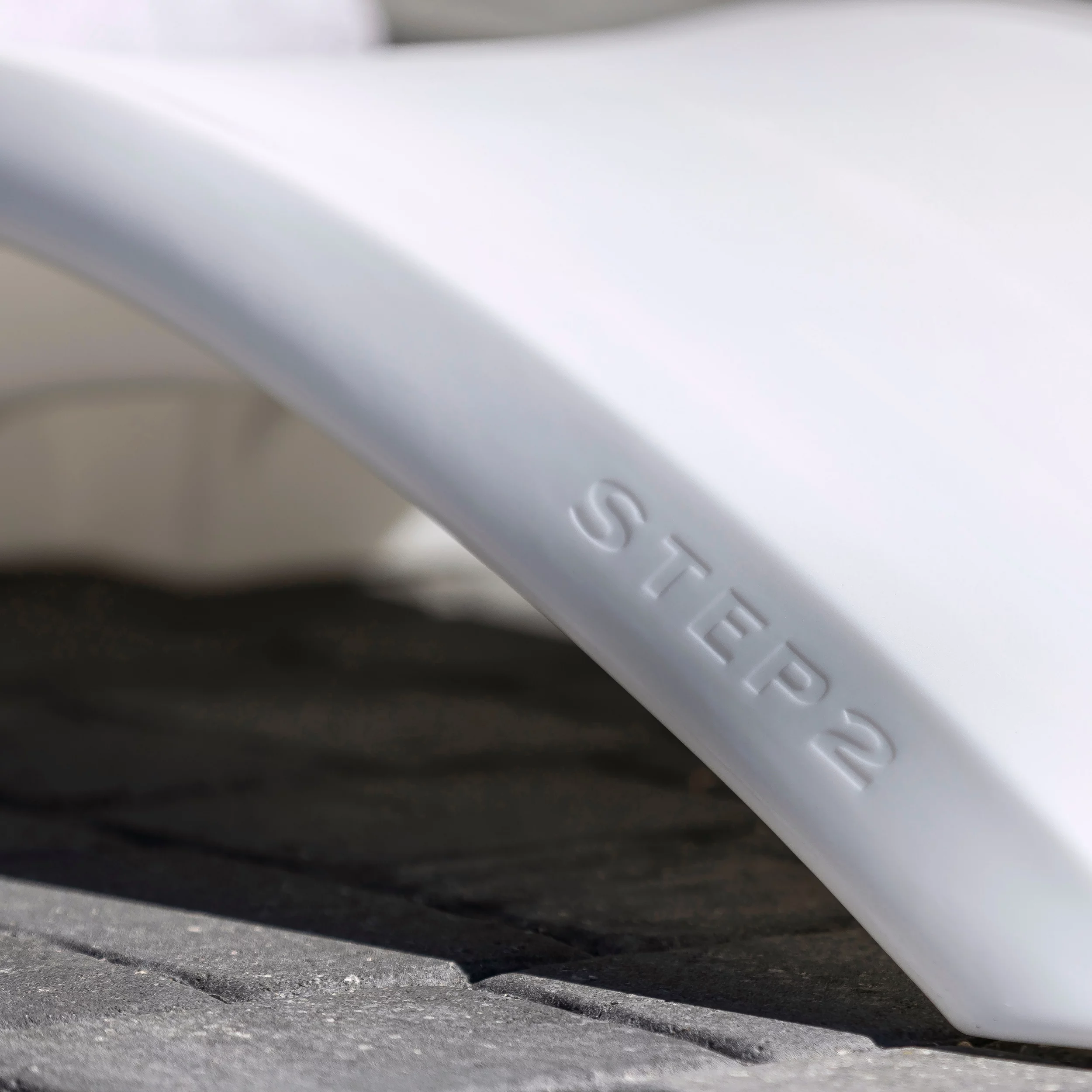 Step2 Vero Pool Lounger – White – Pool Lounge Chair – Sleek, Durable Outdoor Chaise Lounger – Use In Pool Tanning Ledge, Sun Shelf, Baja Shelf or Outside on the Pool Deck