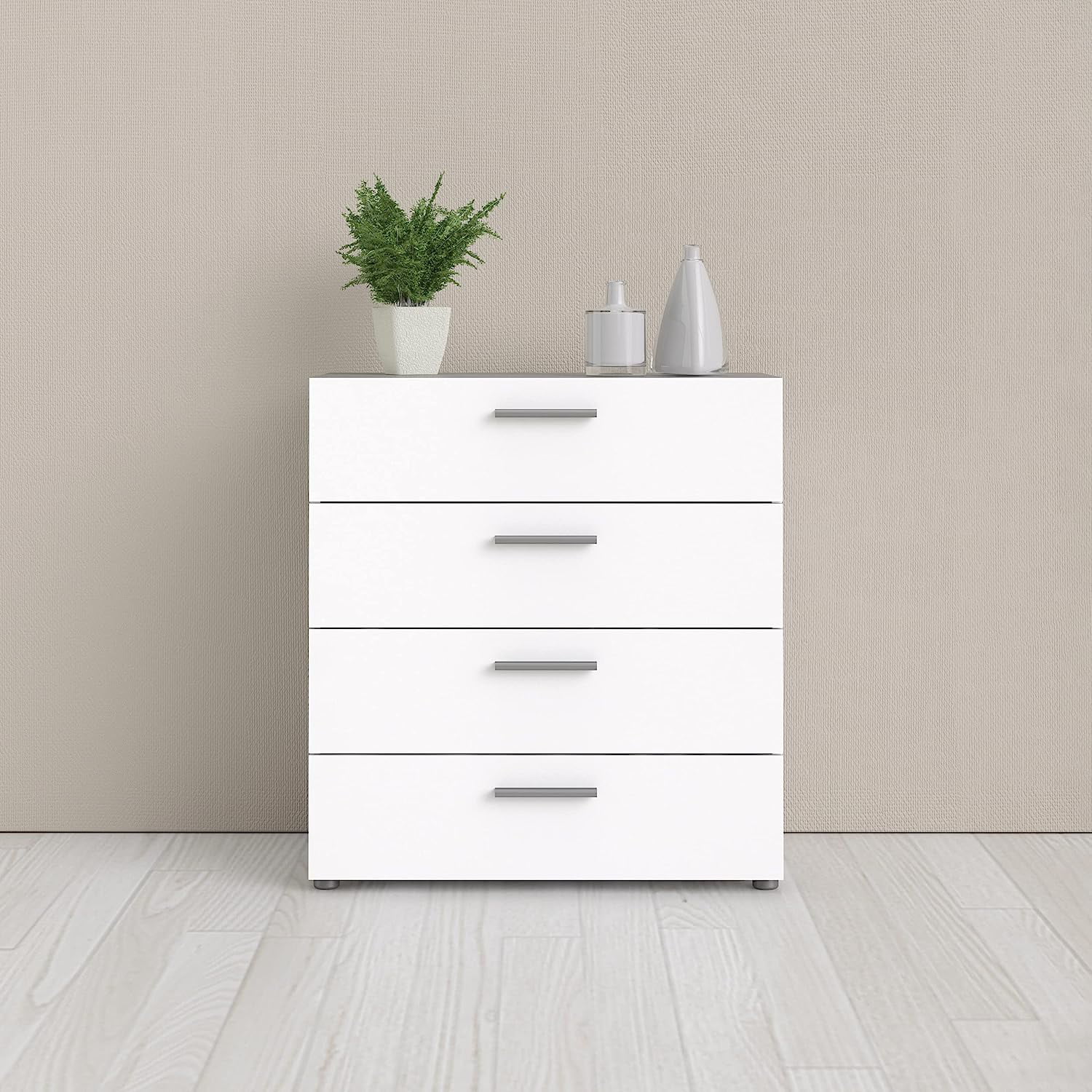 4 Drawer Chest, White