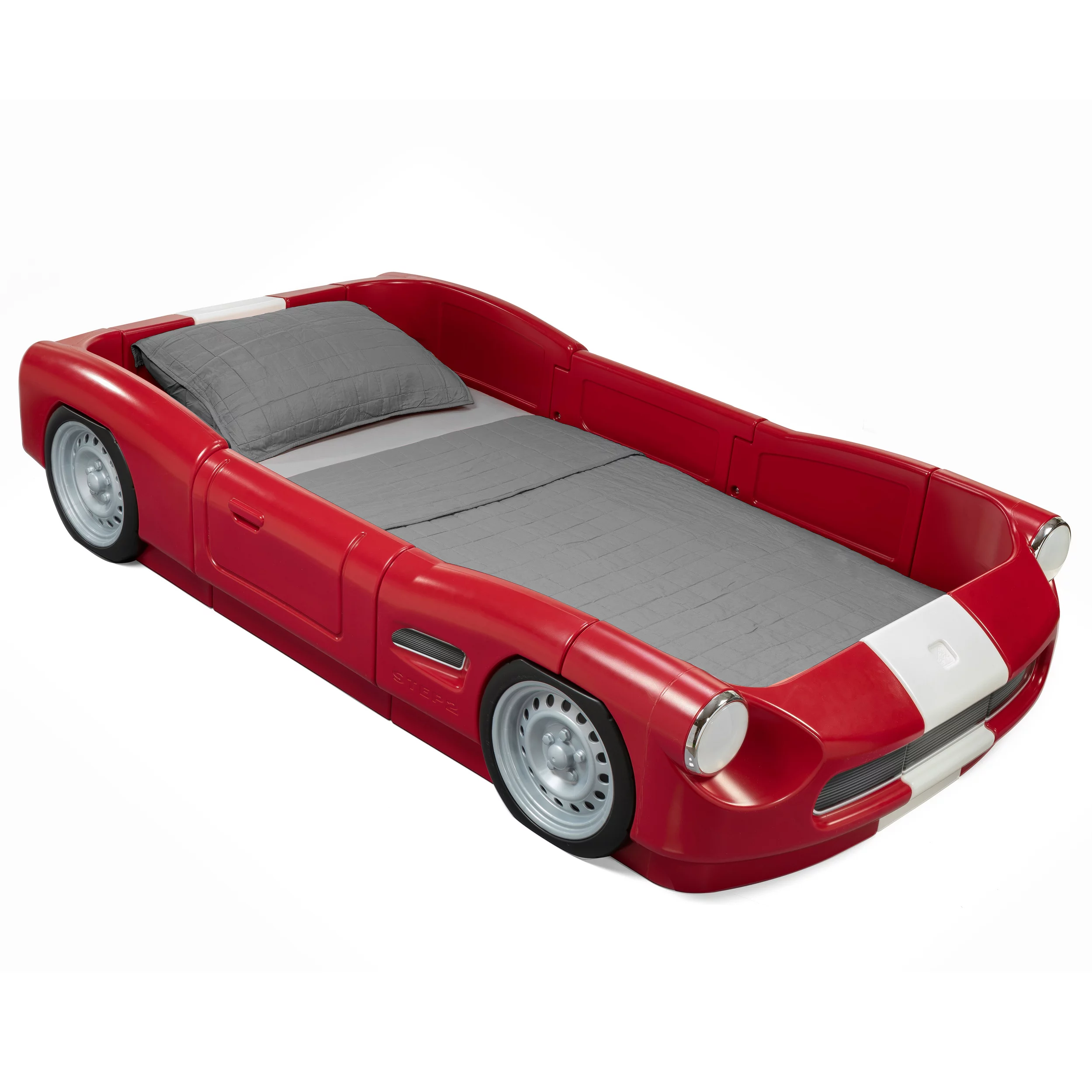 Step2 Roadster Toddler-To-Twin Bed, Red