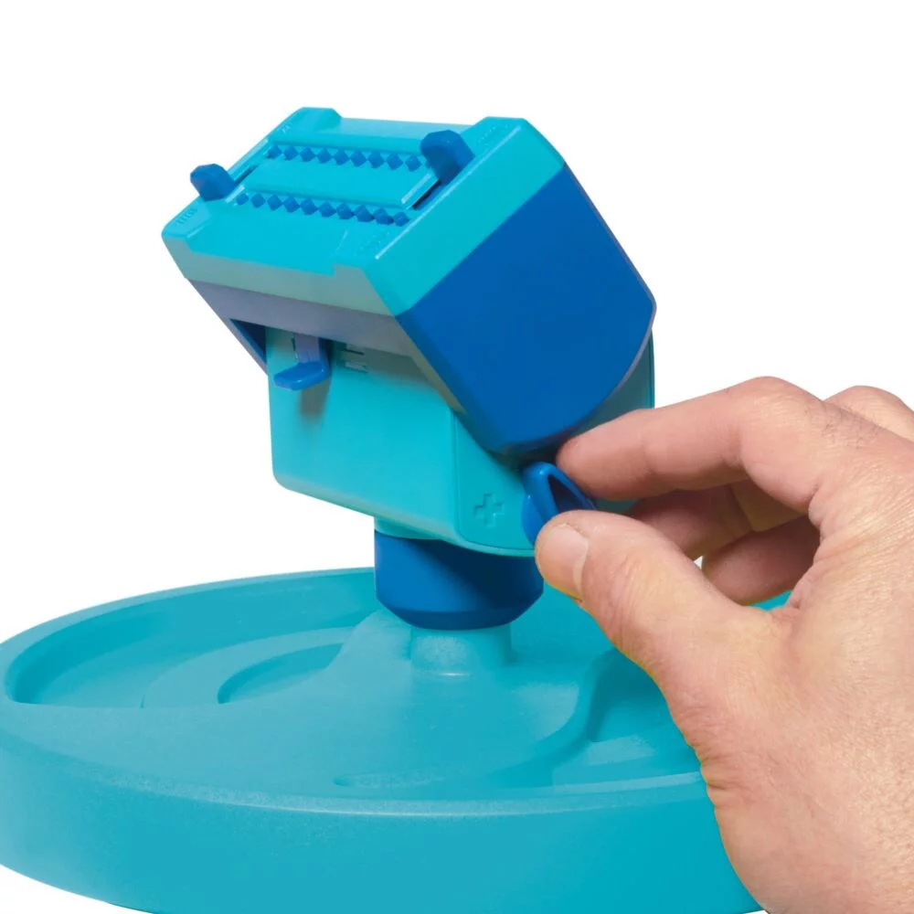 Restored Aqua Joe 20-Nozzle Max Coverage Adjustable Gear Driven Oscillating Sprinkler on Sled Base (6-Pieces Display) (Refurbished)