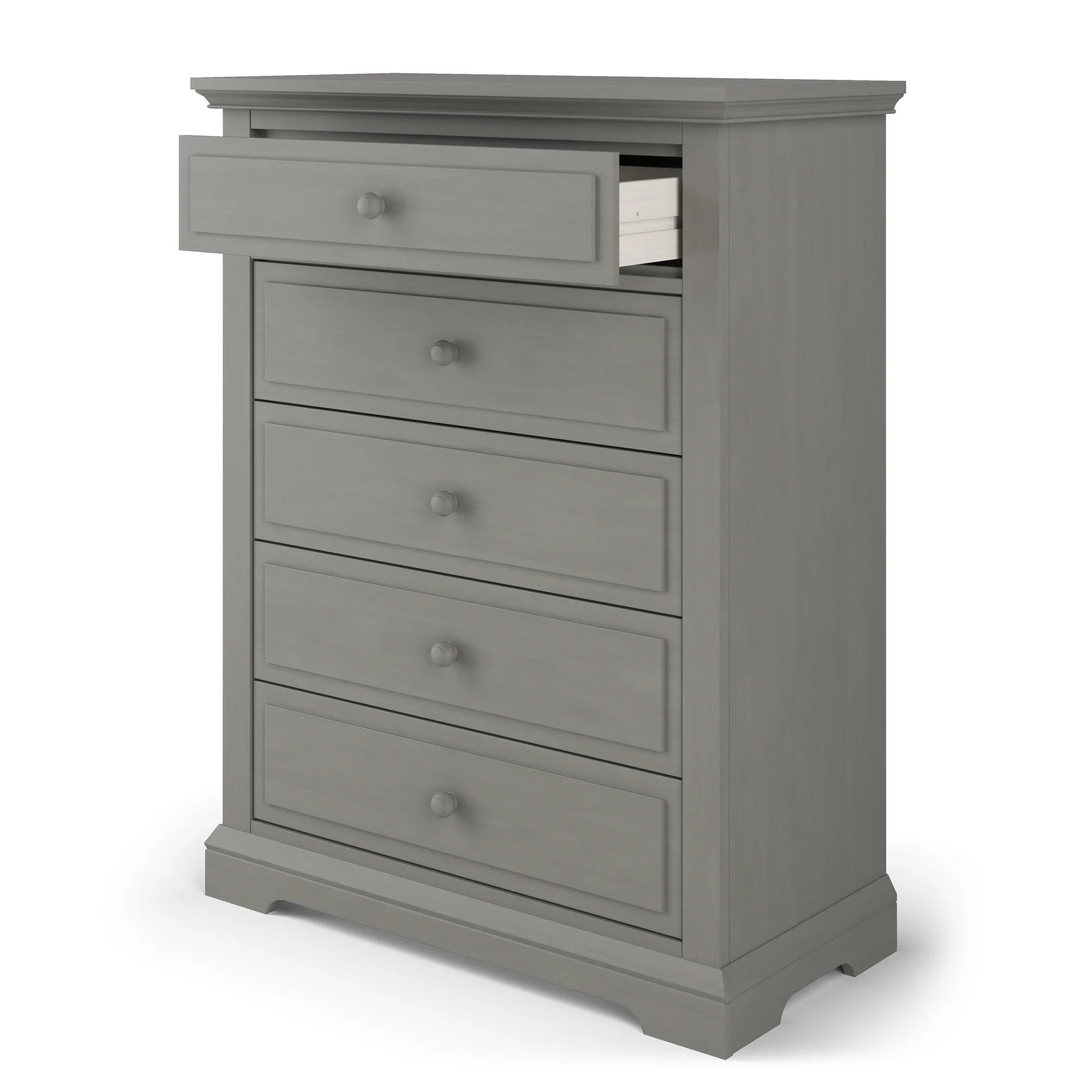 Jordyn Select 5 Drawer Chest, Lunar Gray