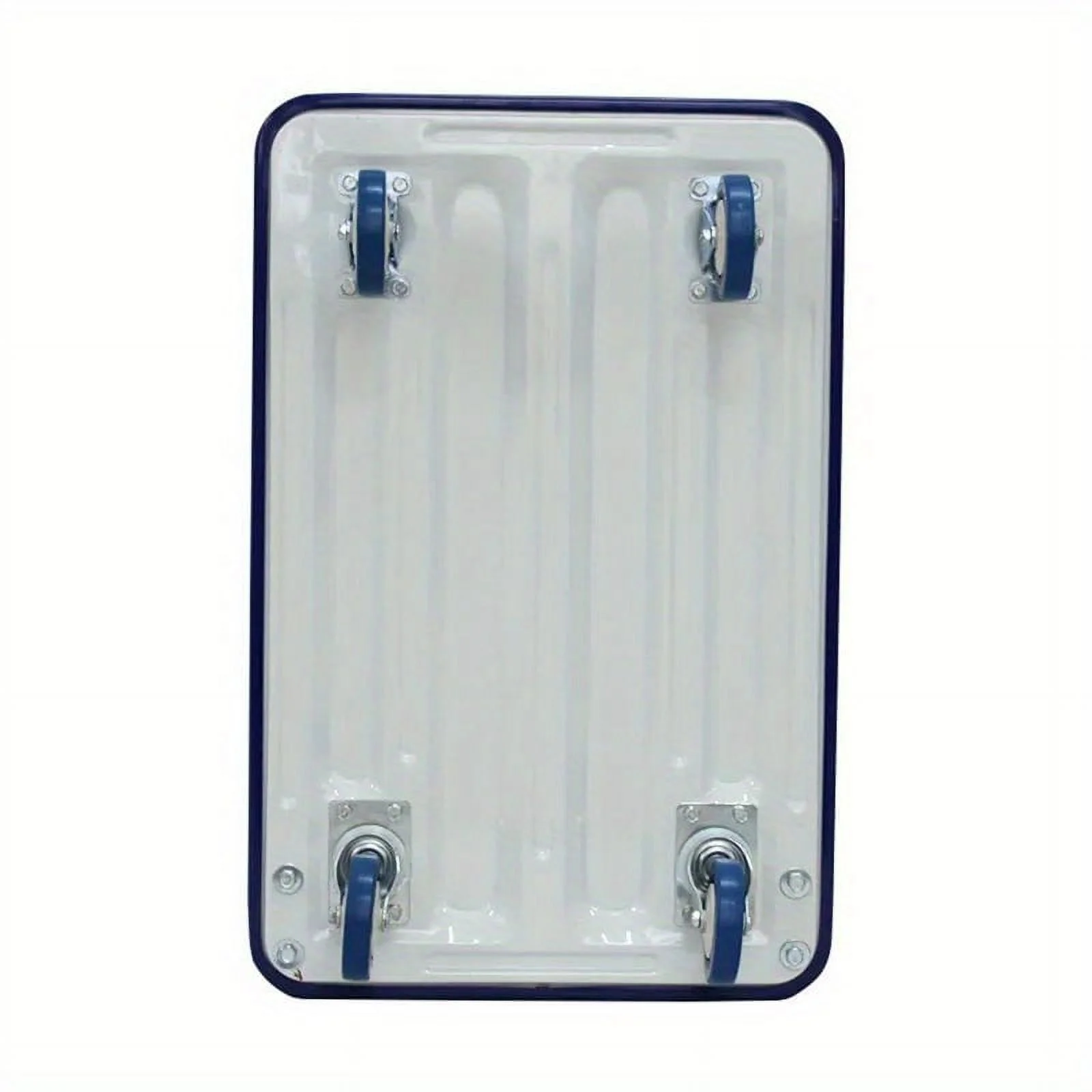 660 lbs. Capacity Platform Truck Hand Flatbed Cart Dolly Folding Moving Push Heavy Duty Rolling Cart in Blue