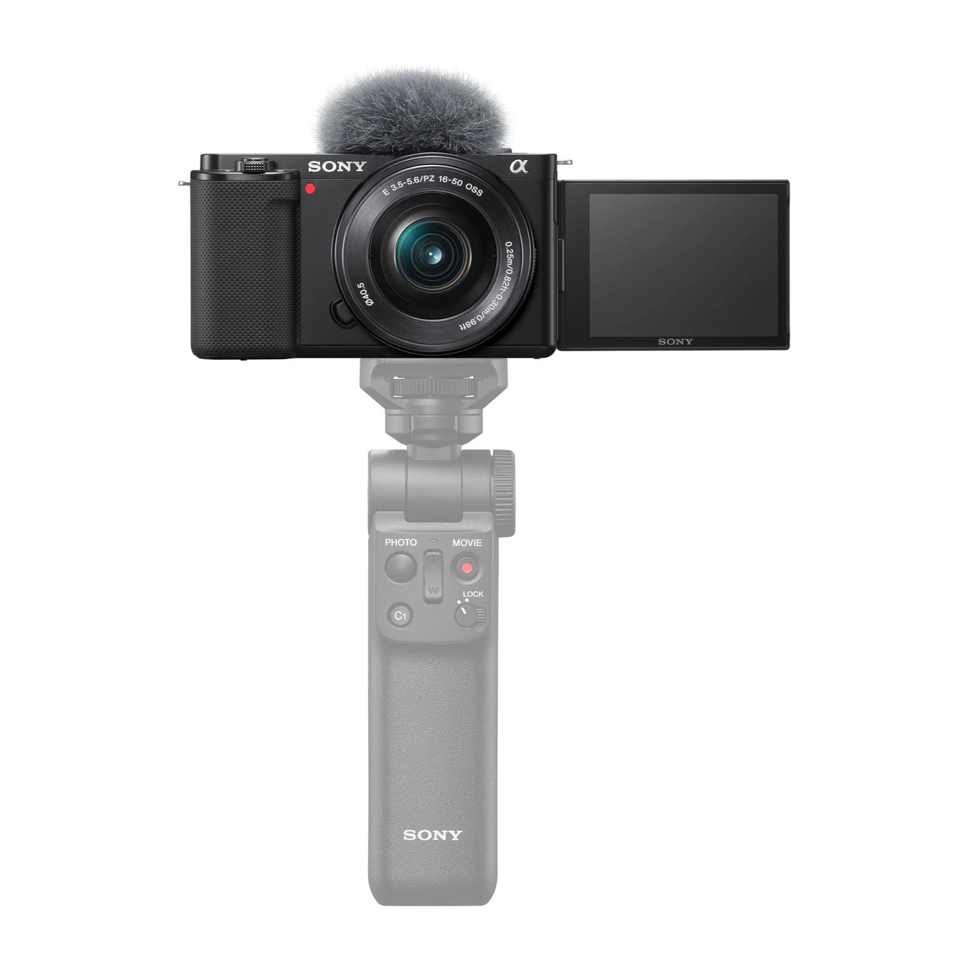 Sony Alpha ZV-E10 APS-C Mirrorless Vlog Camera (Black) with 16-50mm Lens Bundle