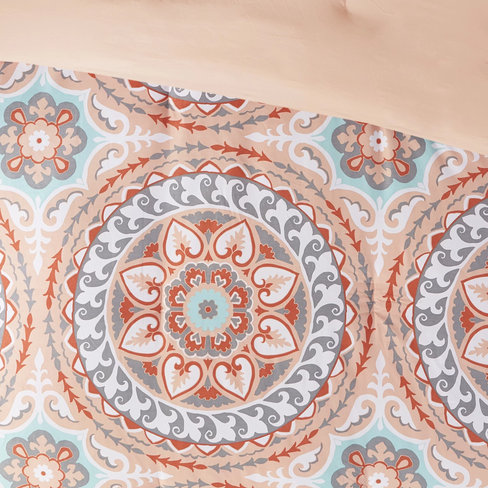 Home Essence Nepal Bed in a Bag Comforter Bedding Set, Orange, Twin-XL