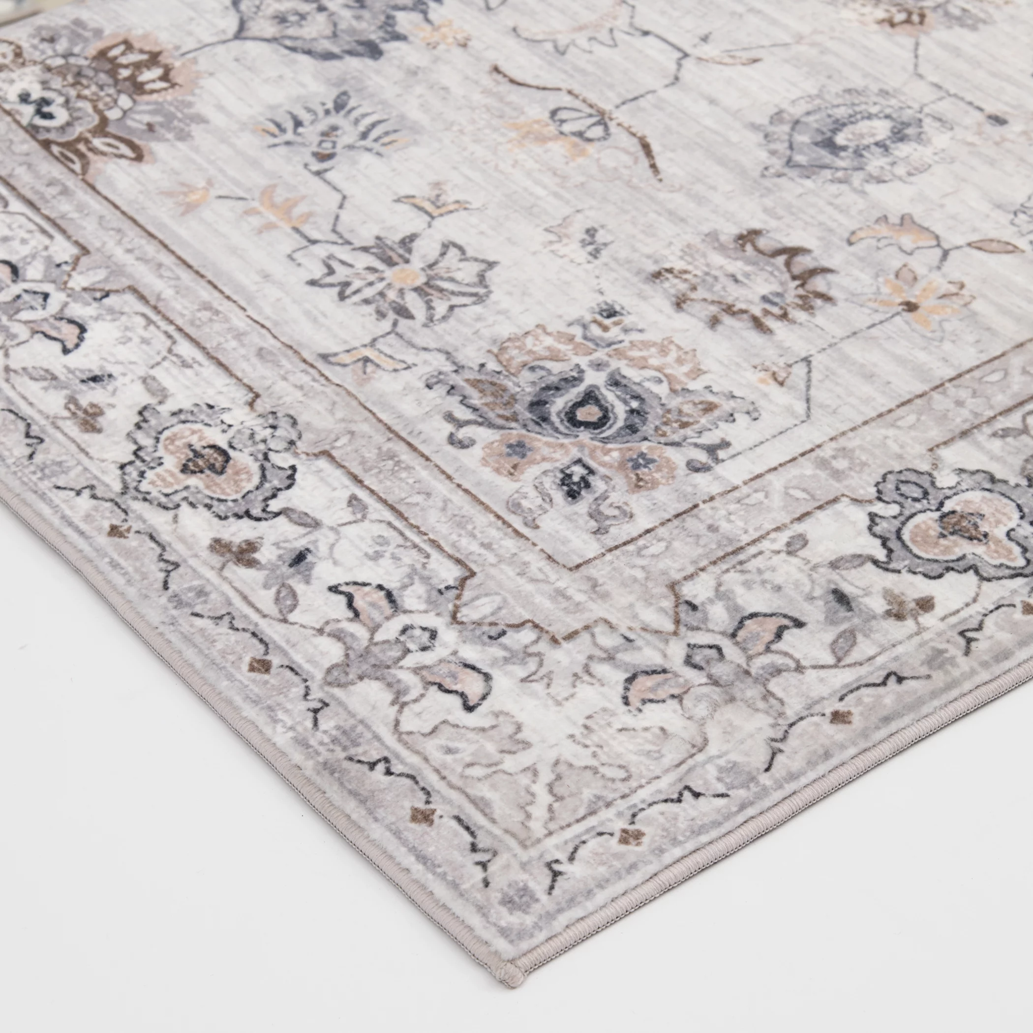 Better Homes & Gardens Persian Faux Fur Indoor Area Rug, Multi, 5'x7'