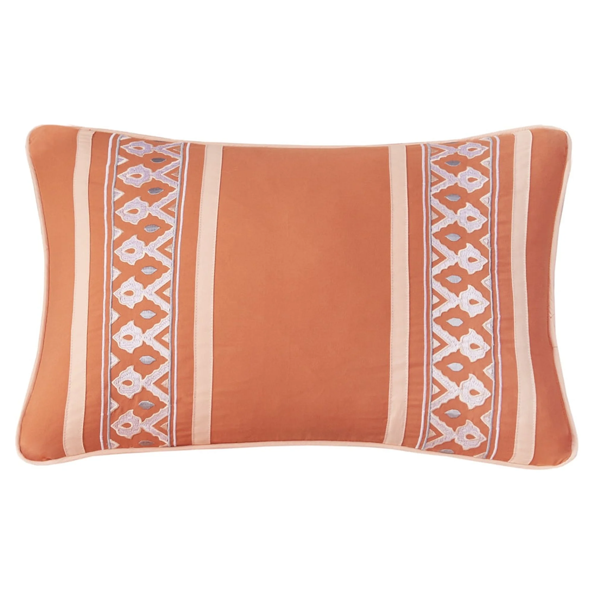 Home Essence Nepal Bed in a Bag Comforter Bedding Set, Orange, Twin-XL