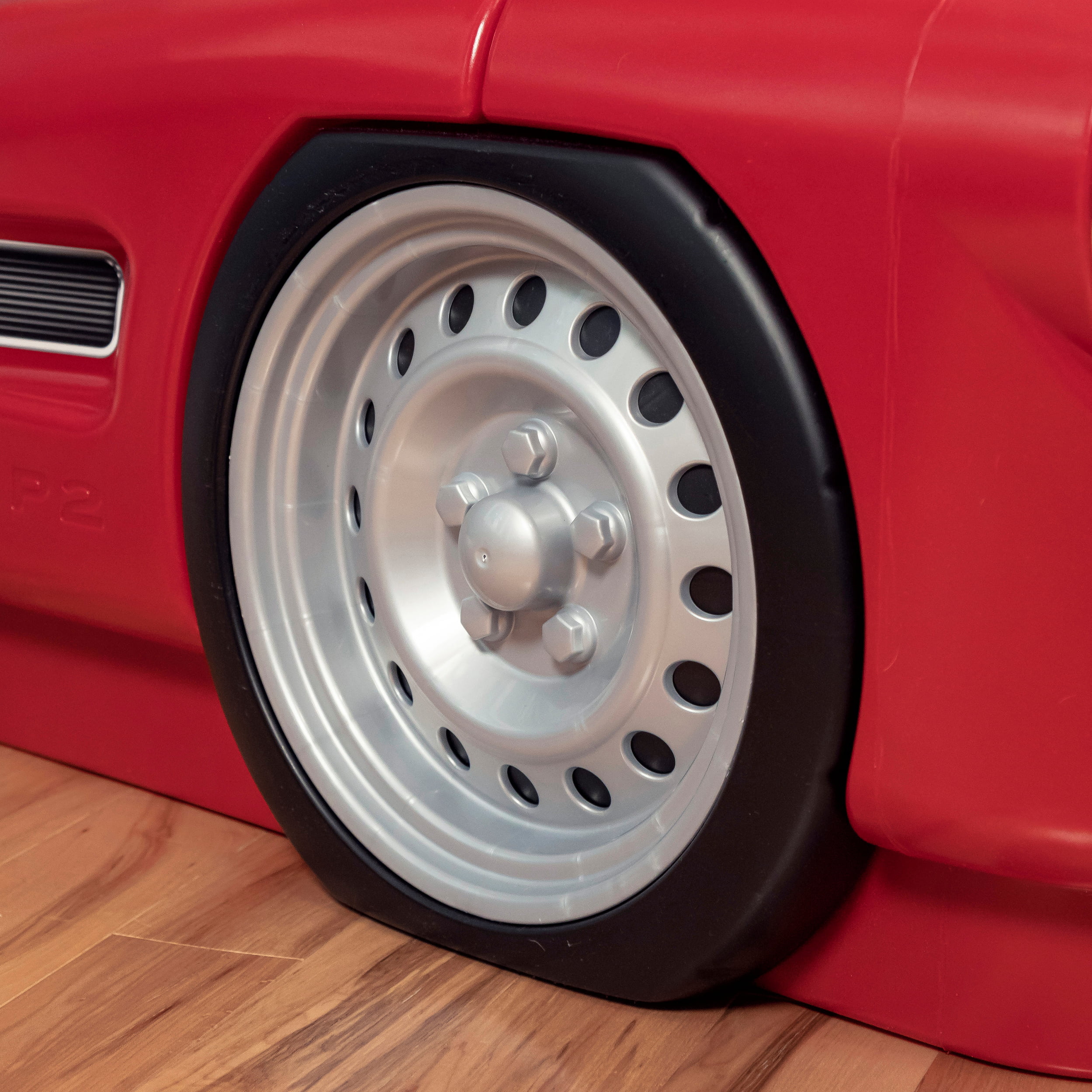 Step2 Roadster Toddler-To-Twin Bed, Red