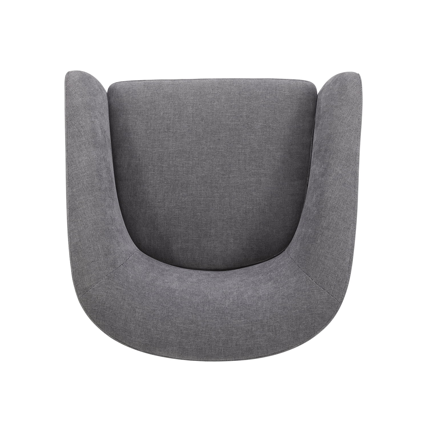 Better Homes & Gardens Bradford Wooden Base Modern Swivel Chair, Gray