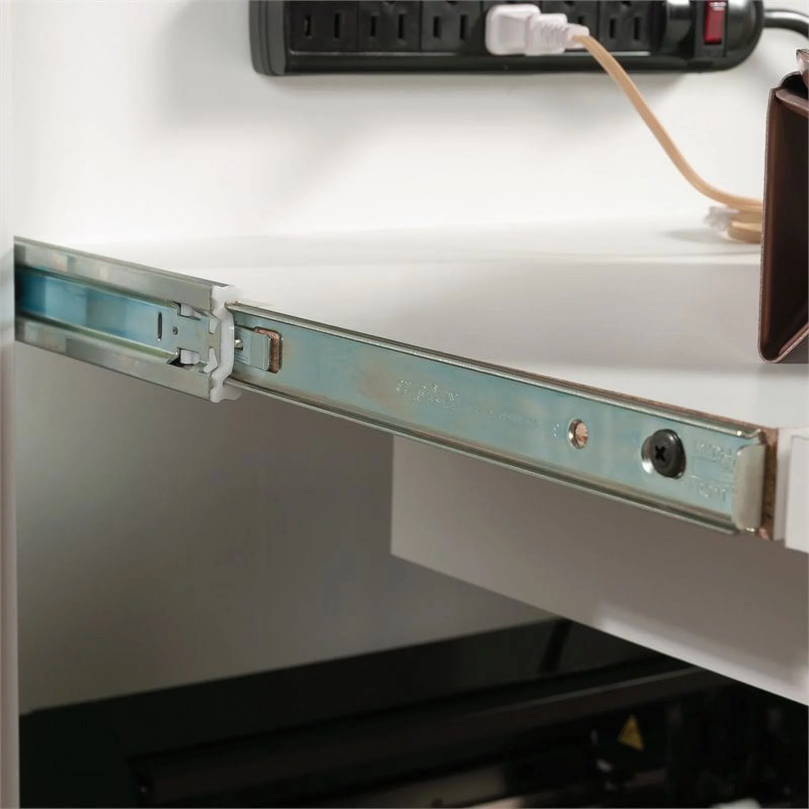 Pemberly Row Modern Engineered Wood Multi-Purpose Storage Craft Armoire in White