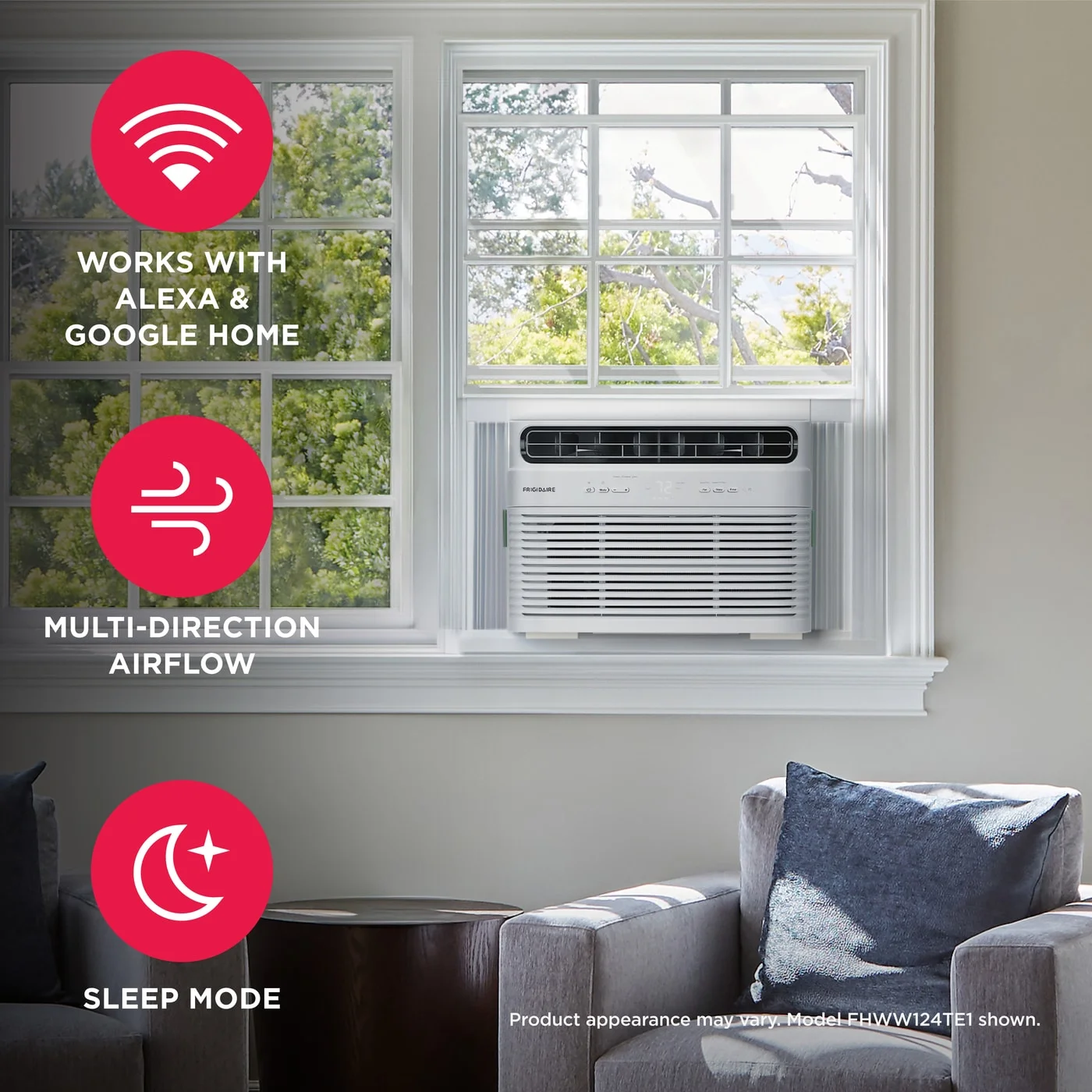 Frigidaire 12,000 BTU Window Room Air Conditioner with Wi-Fi