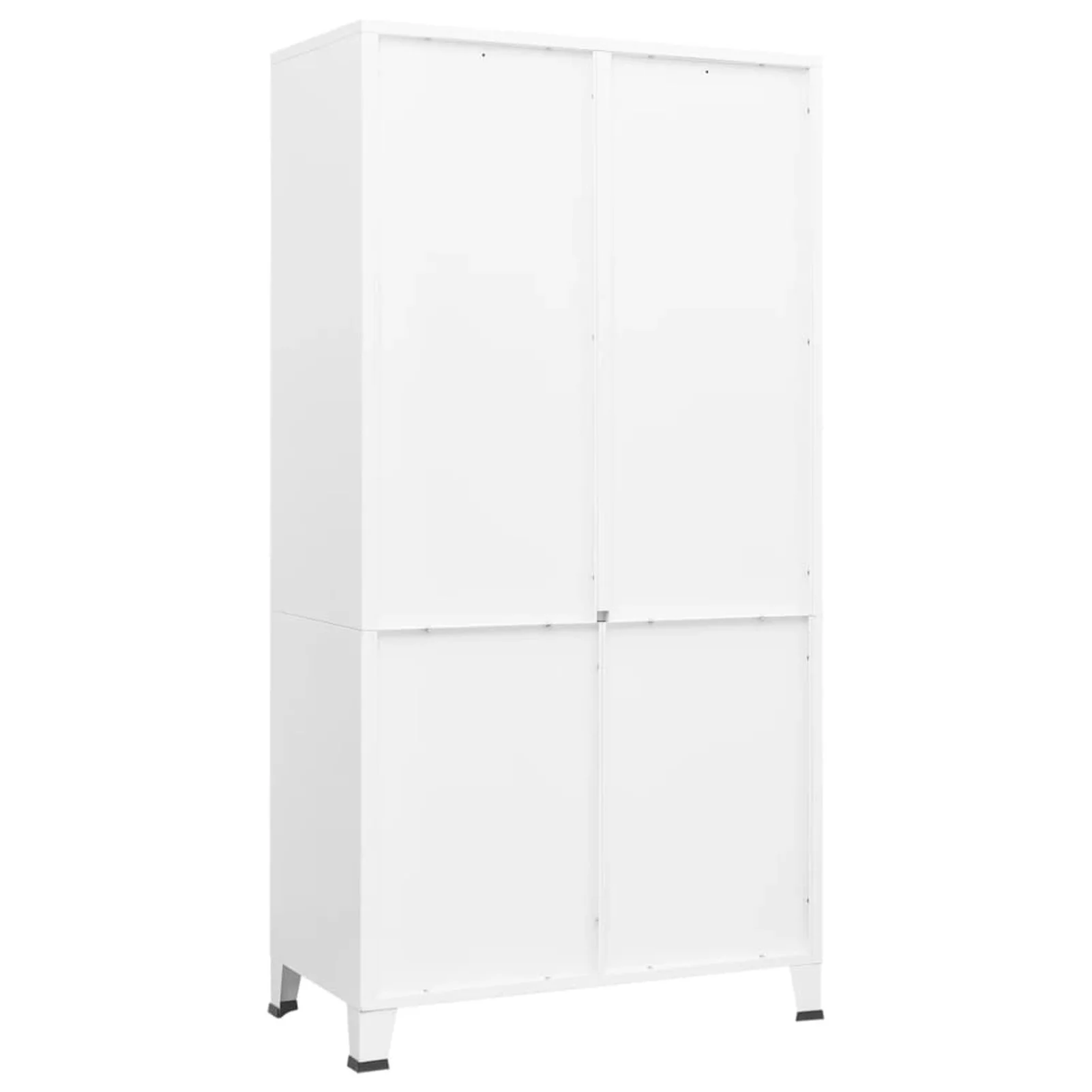 moobody Wardrobe with Hanging Rod, Storage Shelves and Drawers Industrial Metal Wardrobe Armoire Cloth Organizer Cabinet for Bedroom Home Funiture 35.4 x 19.7 x 70.9 Inches (W x D x H)