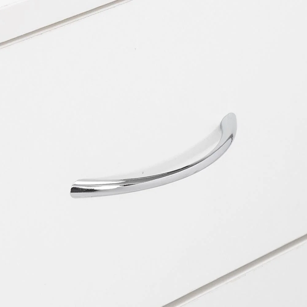 Glavbiku Modern Wood 4 Drawer Nightstand Dresser,Storage Cabinet for Bedroom,White,Adult,28.7