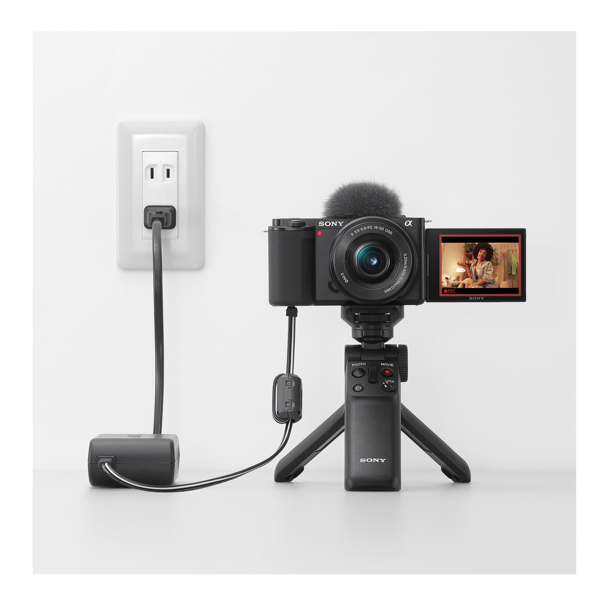 Sony Alpha ZV-E10 APS-C Mirrorless Vlog Camera (Black) with 16-50mm Lens Bundle