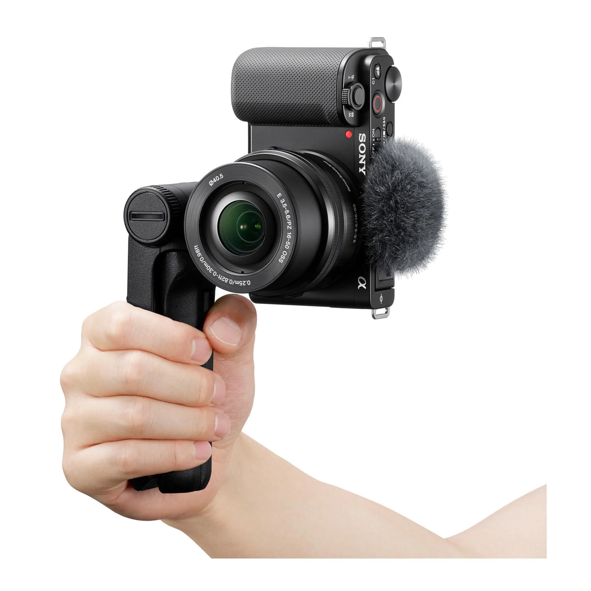 Sony Alpha ZV-E10 APS-C Mirrorless Vlog Camera (Black) with 16-50mm Lens Bundle