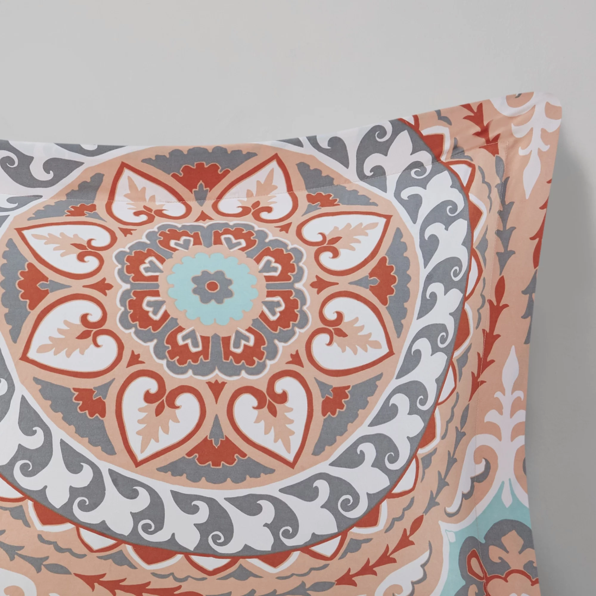 Home Essence Nepal Bed in a Bag Comforter Bedding Set, Orange, Twin-XL