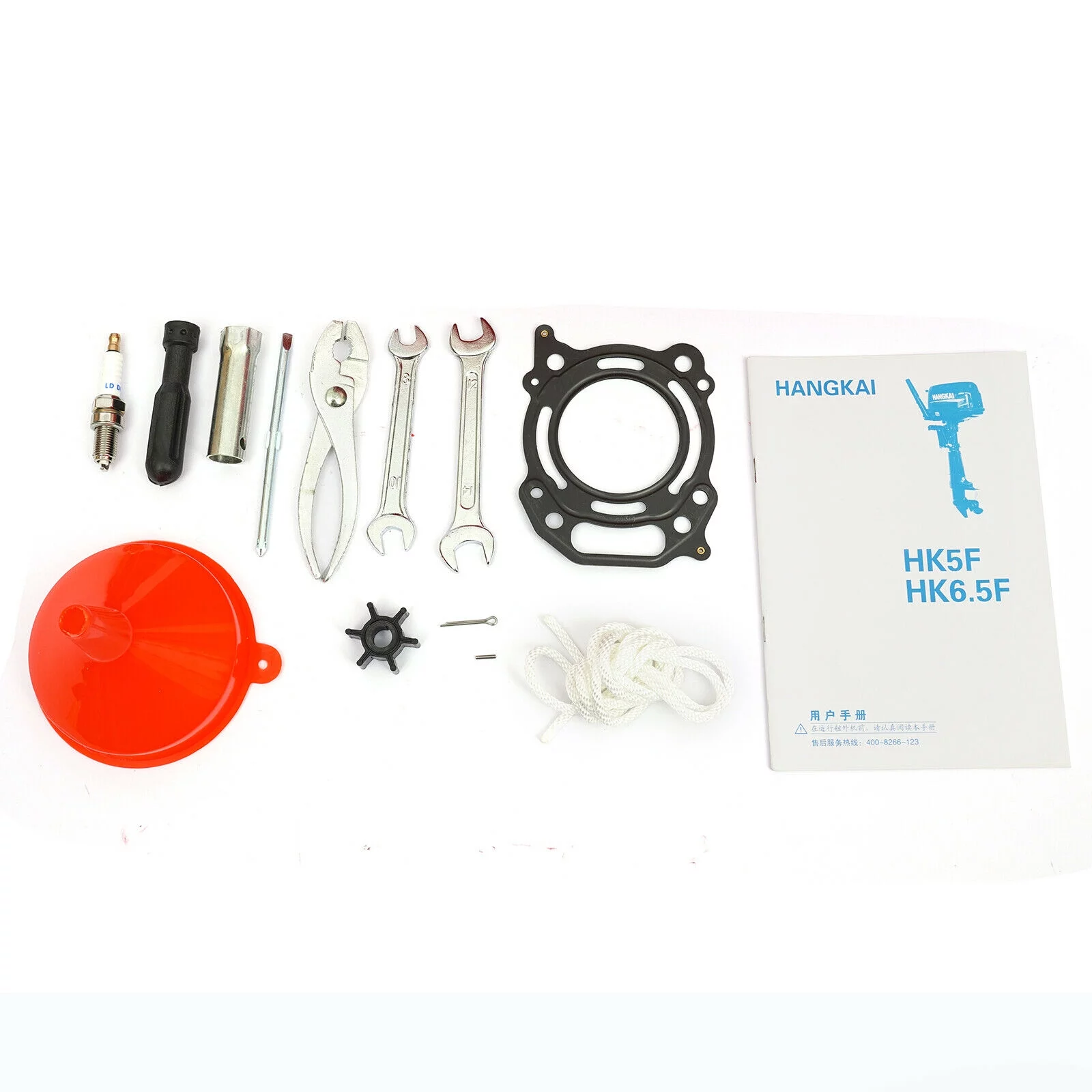 HANGKAI 6.5HP 4 Stroke Outboard Motor Marine Boat Engine W/Water Cooling CDI System