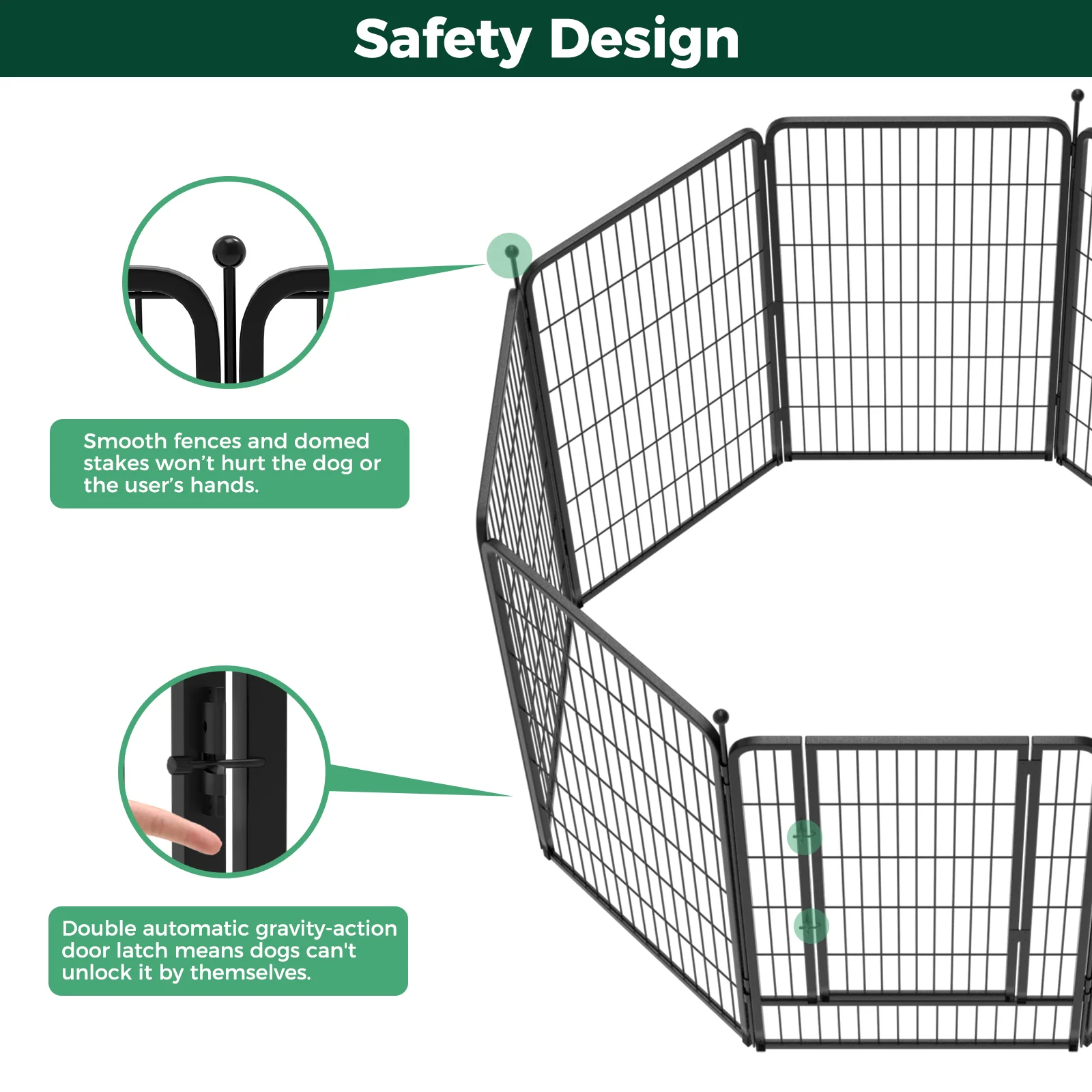 FXW Instant Dog Playpen Designed for RV Trips, 45