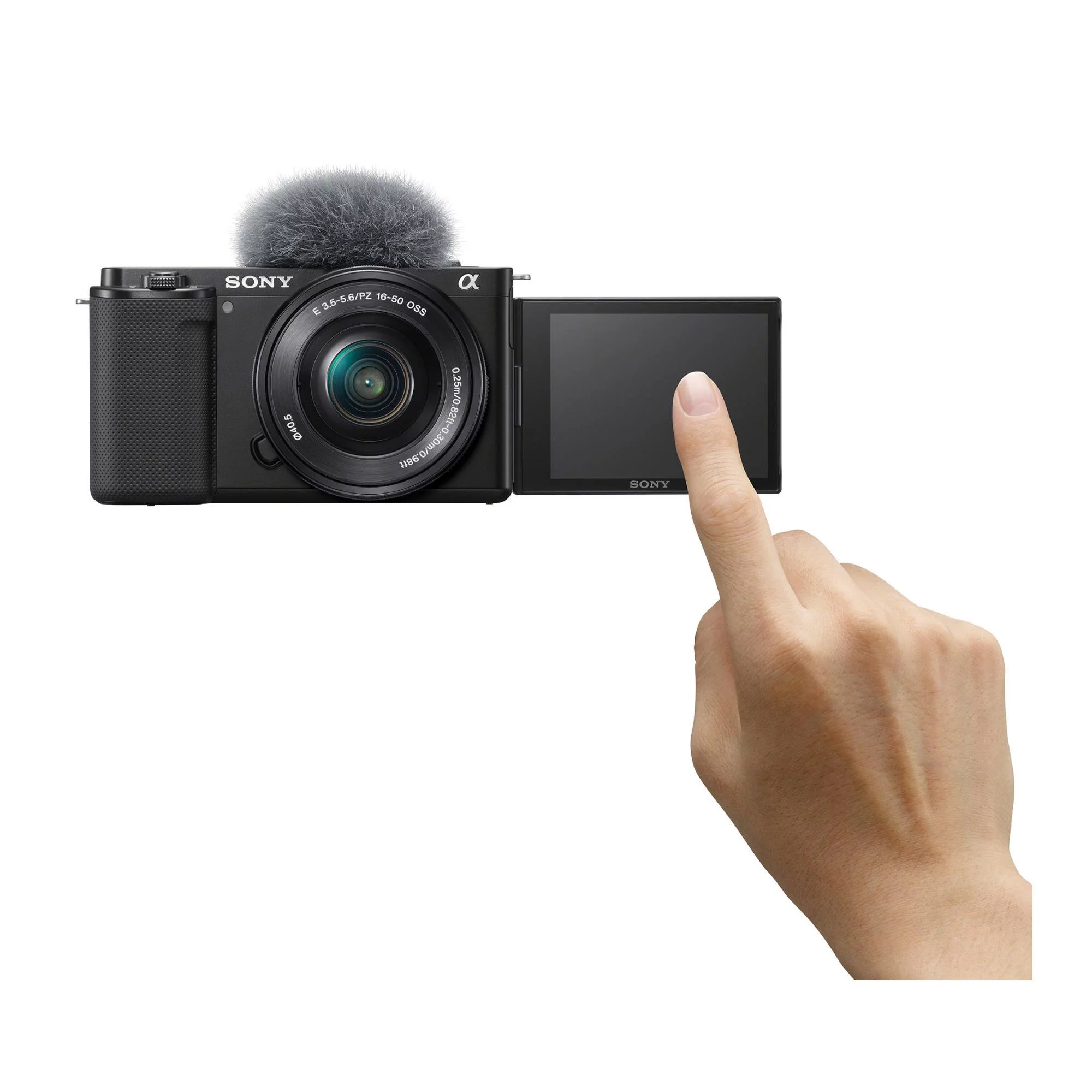 Sony Alpha ZV-E10 APS-C Mirrorless Vlog Camera (Black) with 16-50mm Lens Bundle