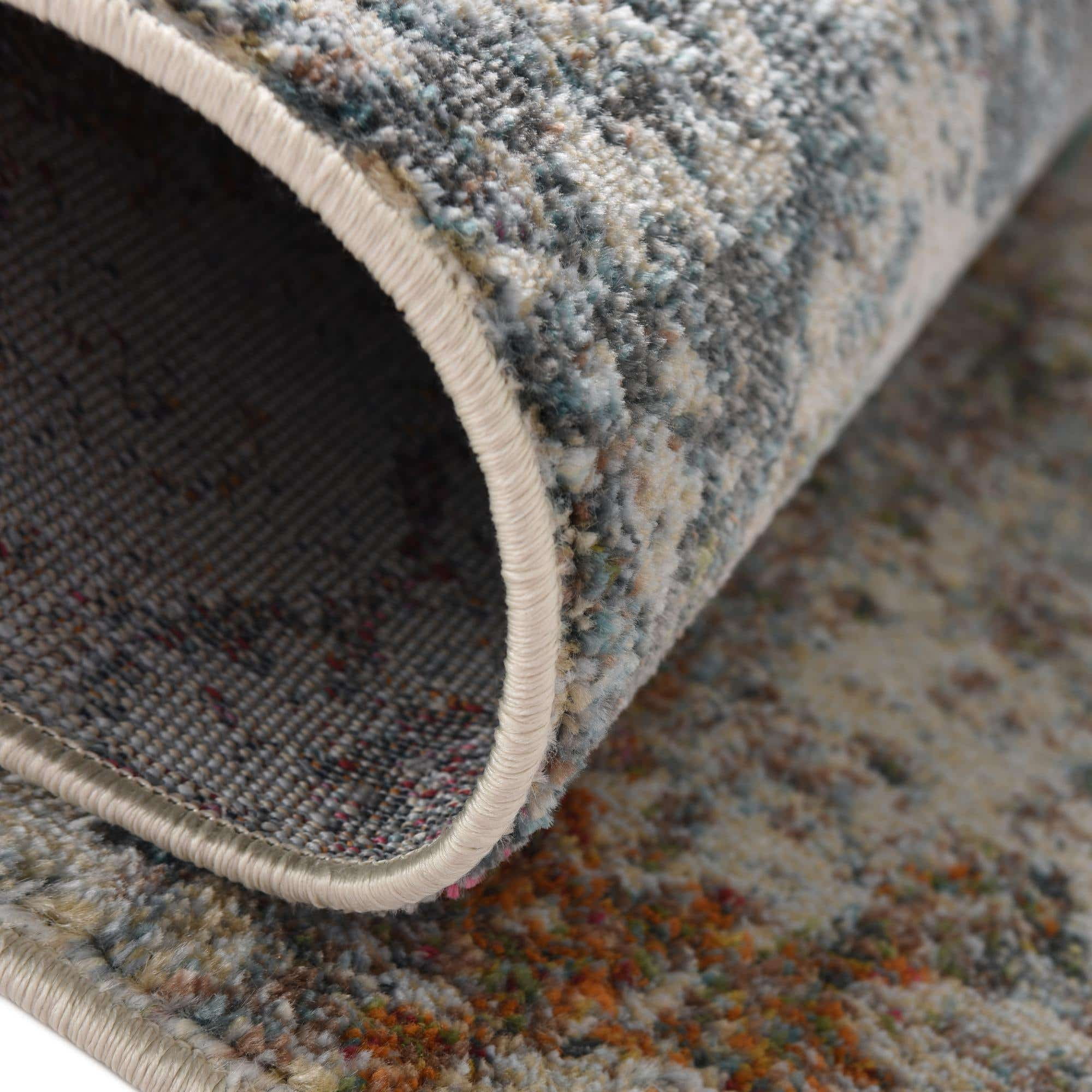 Unique Loom Panamericana Baracoa Rug Cream/Blue 6' 1