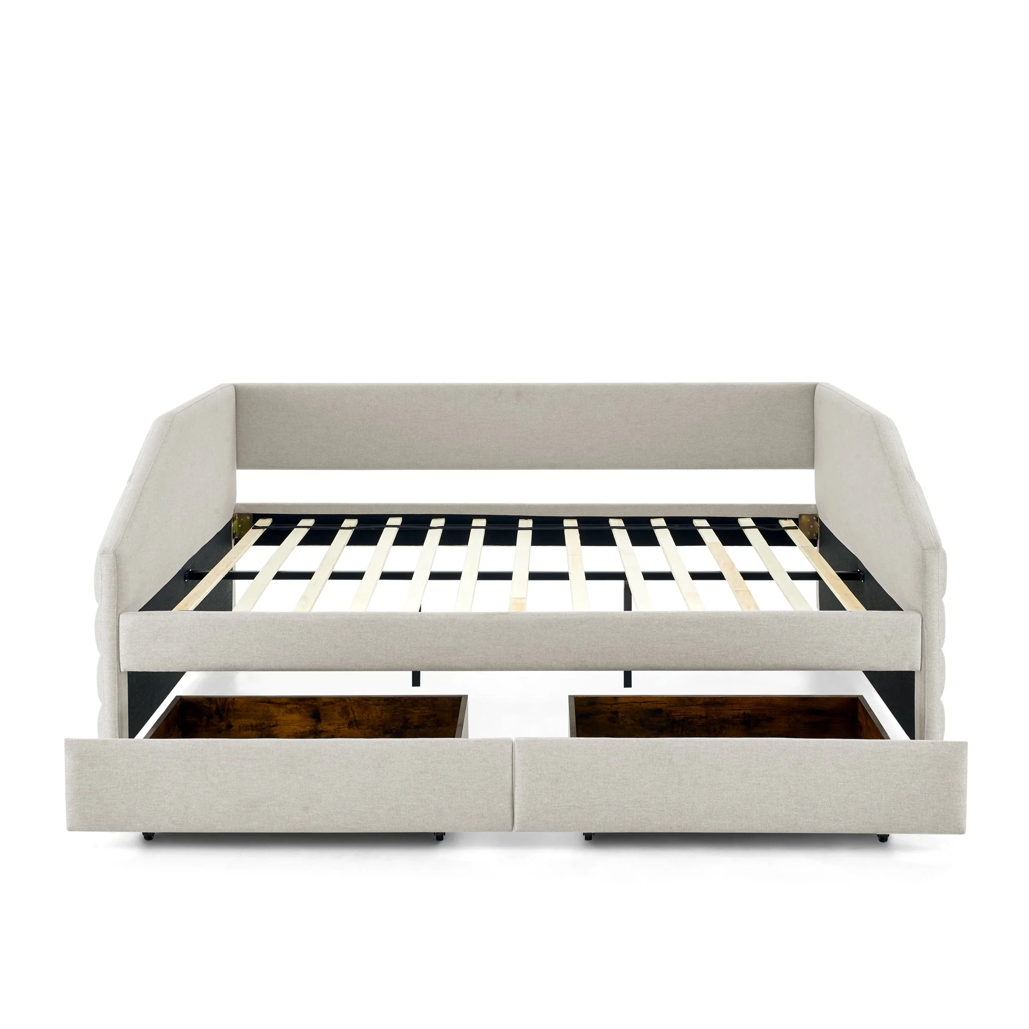 Goci Queen size Daybed with Drawers - Beige