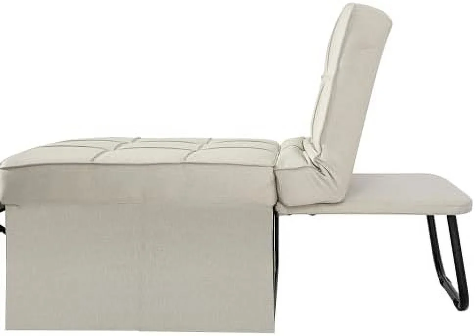 NLIBOOMLife Convertible Sofa Bed  4 in 1 Multi- Folding Ottoman Bed with Adjustable Backrest  Modern Pull Out Sleeper Chair for Living Room Apartment Office (Dark Blue  Medium-28 Width)