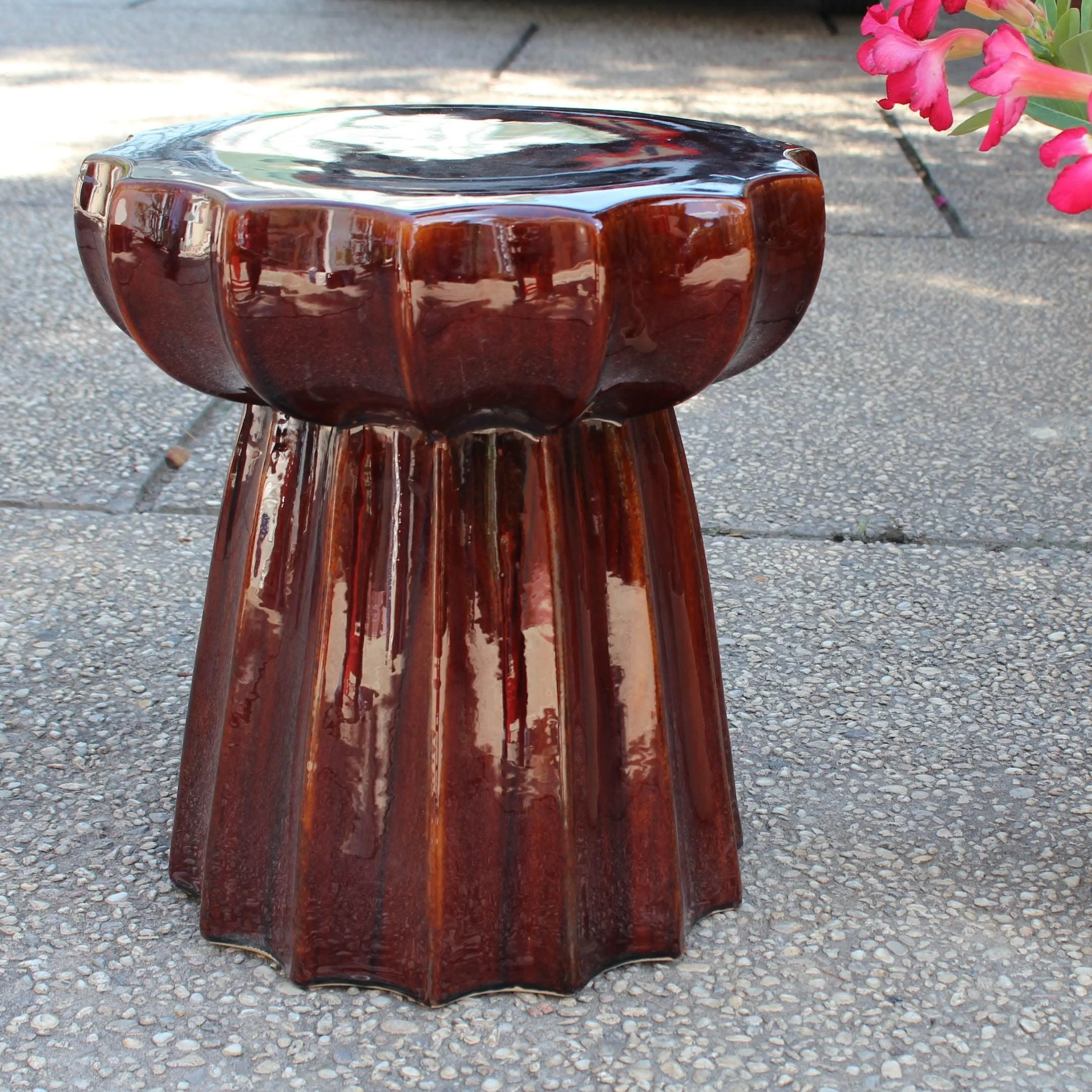 1214 Madison Collection Pendant Lamp D:12in H:9in Lt:3 Polished Nickel Finish Royal Cut Golden Teak (Smoky)