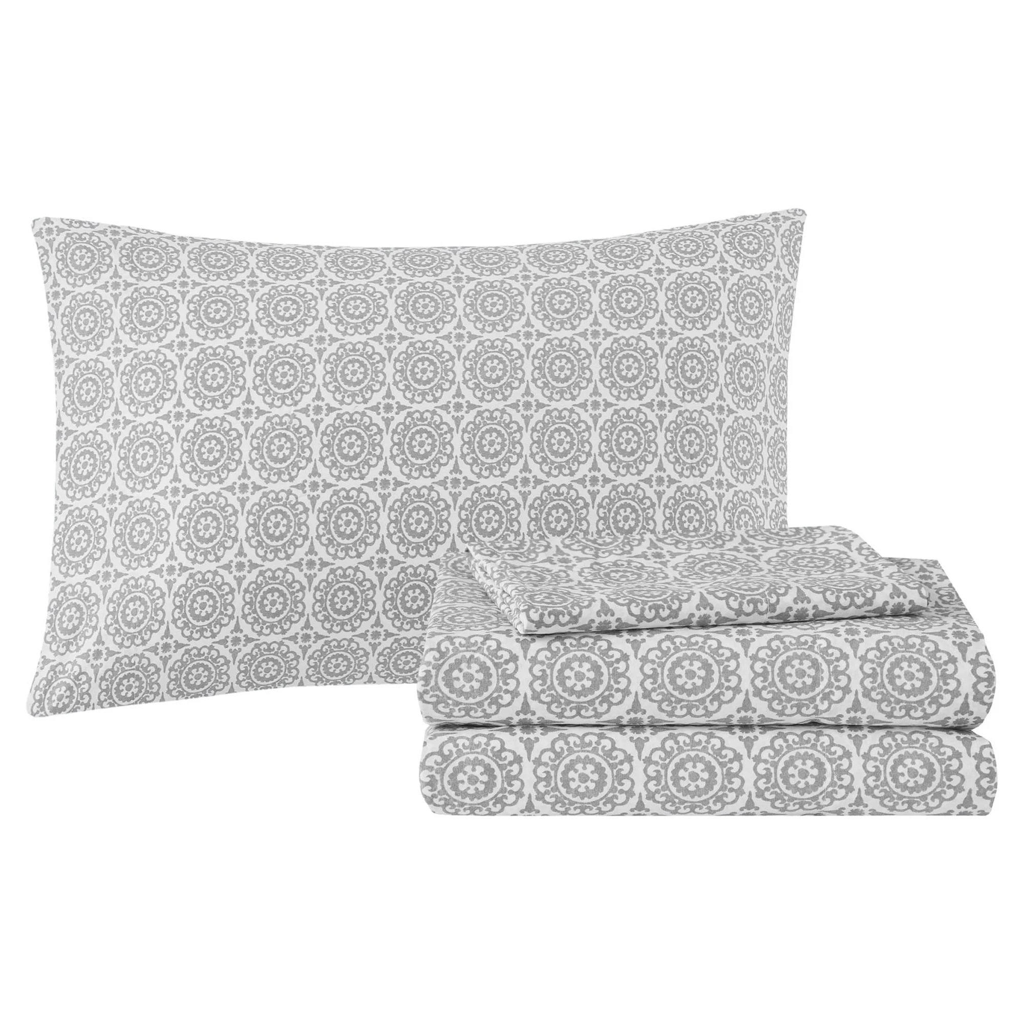 Home Essence Nepal Bed in a Bag Comforter Bedding Set, Orange, Twin-XL