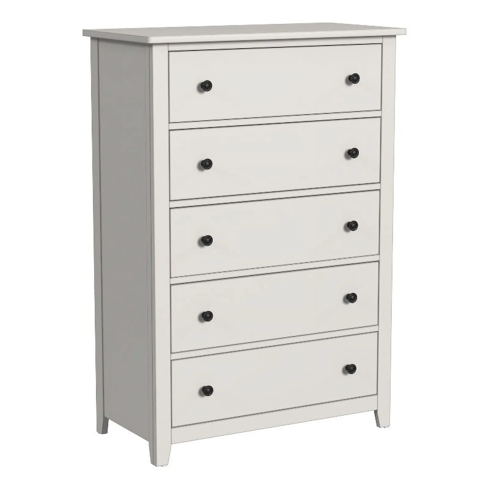 Westwood Design Lodge 5-Drawer Farmhouse Wood Chest in Cream Finish