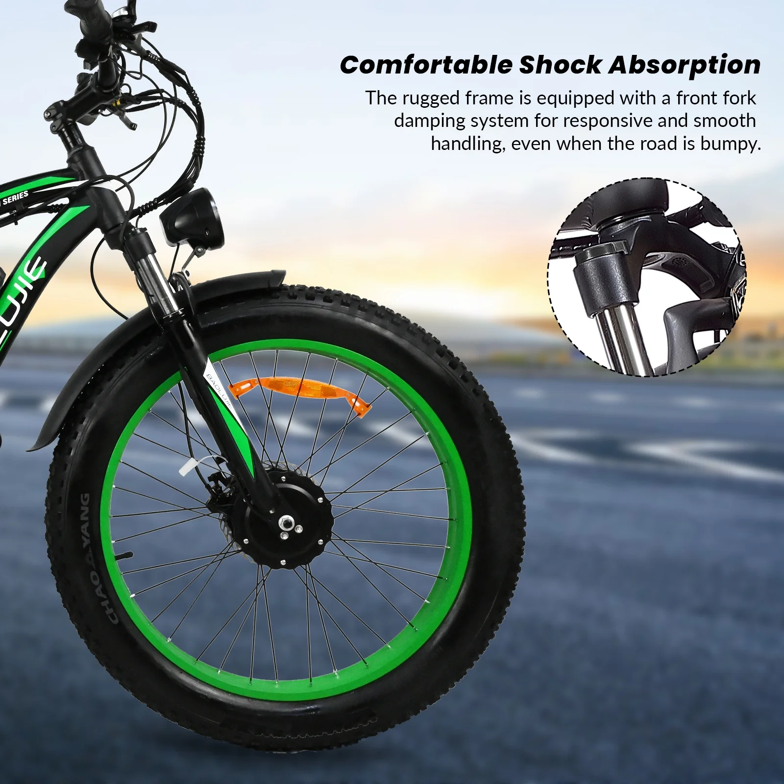 BAOLUJIE Electric Bike for Adults - 2000W Brushless Dual Motor, 48V 20Ah Detachable Battery, 31MPH 26